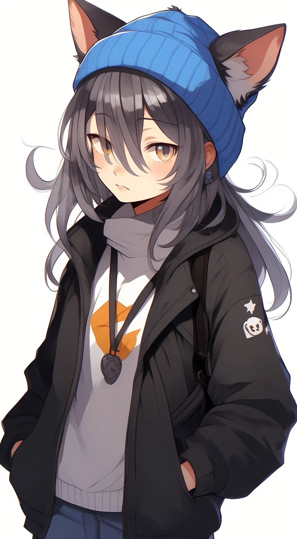 ai character: Helipochi Botui  background