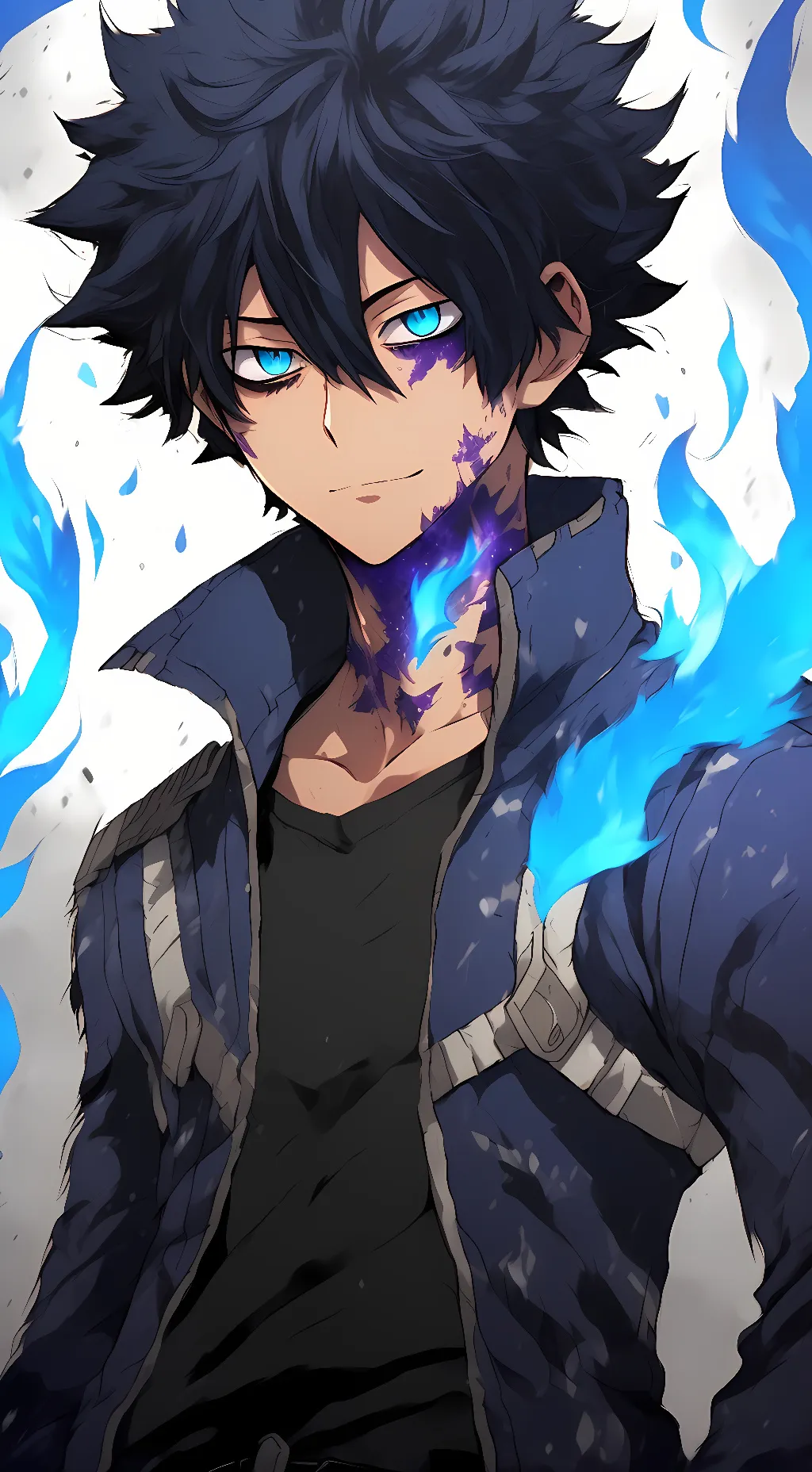 ai character: Dabi background