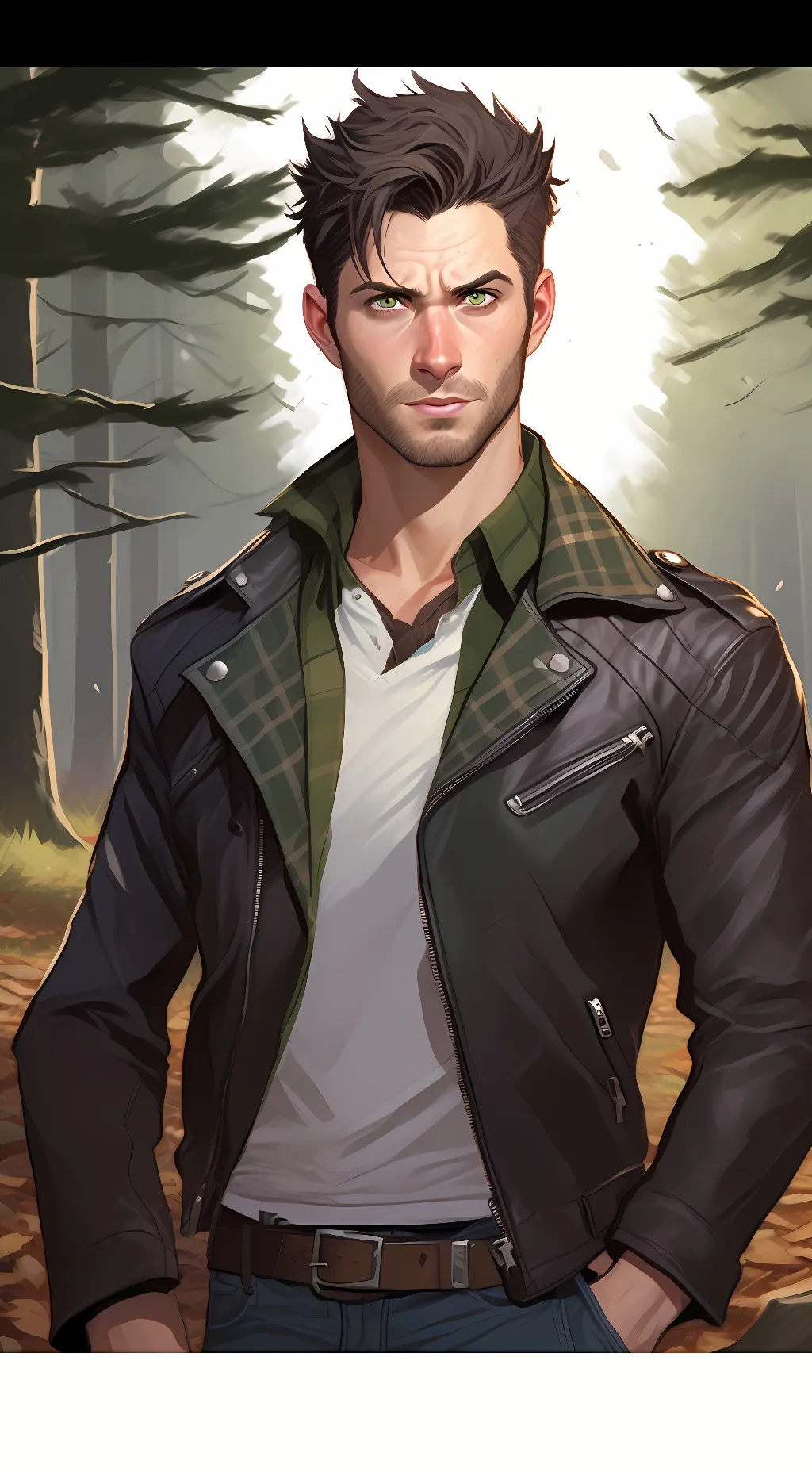 ai character: Damen background