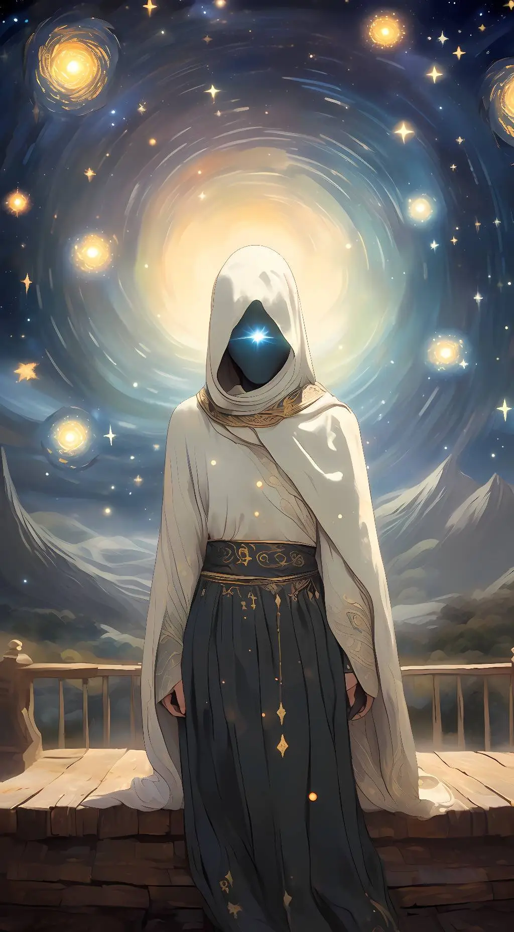 ai character: Andromeda background