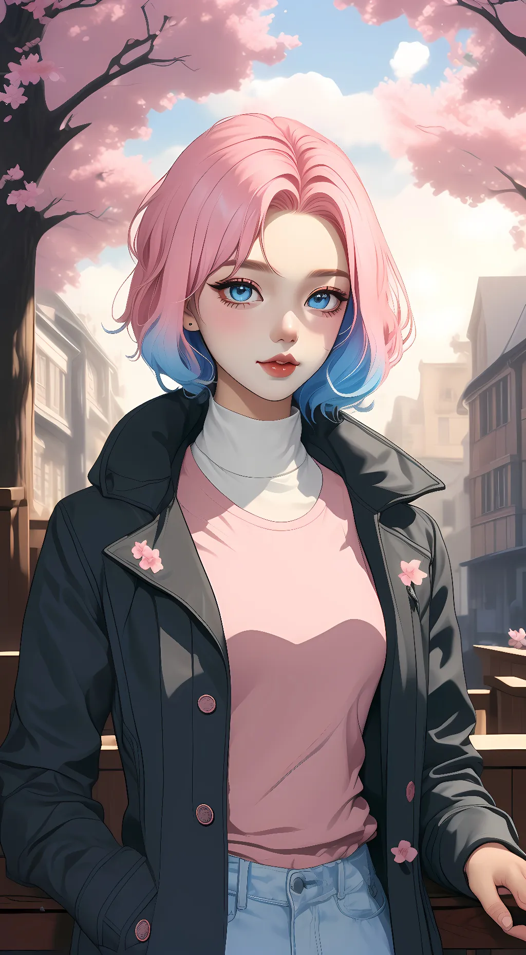 ai character: Aria Grant background