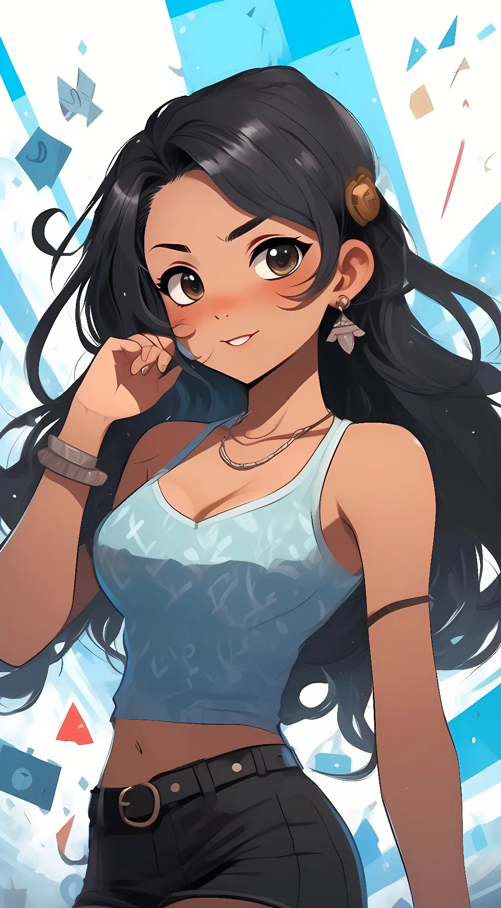 ai character: mia Smith background