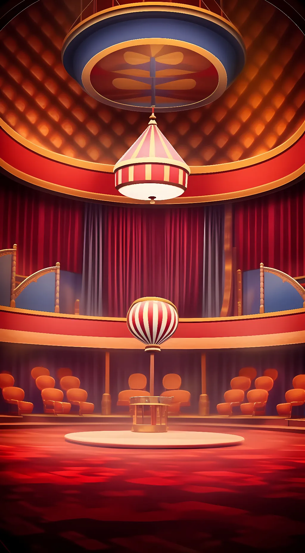 ai character: The Digital Circus background