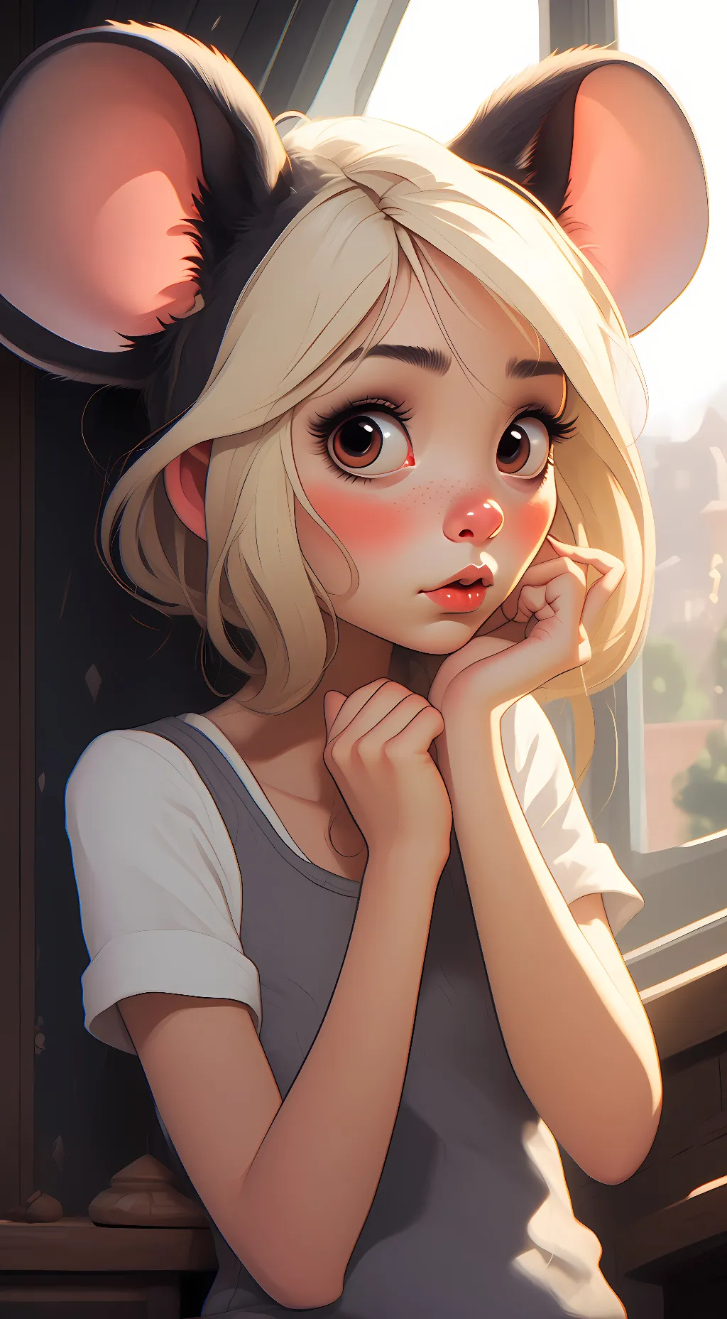 ai character: Miko background