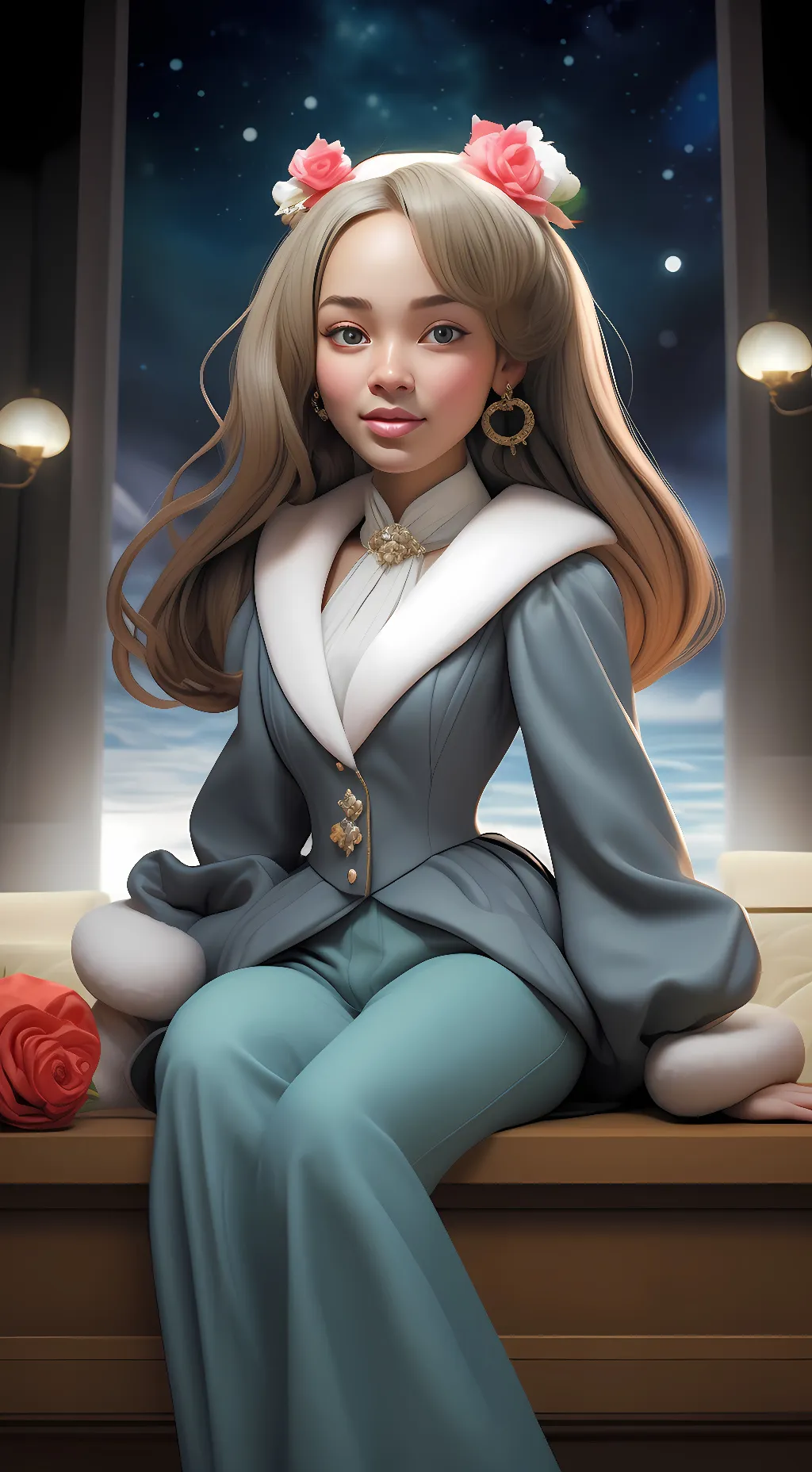 ai character: Alicia  background