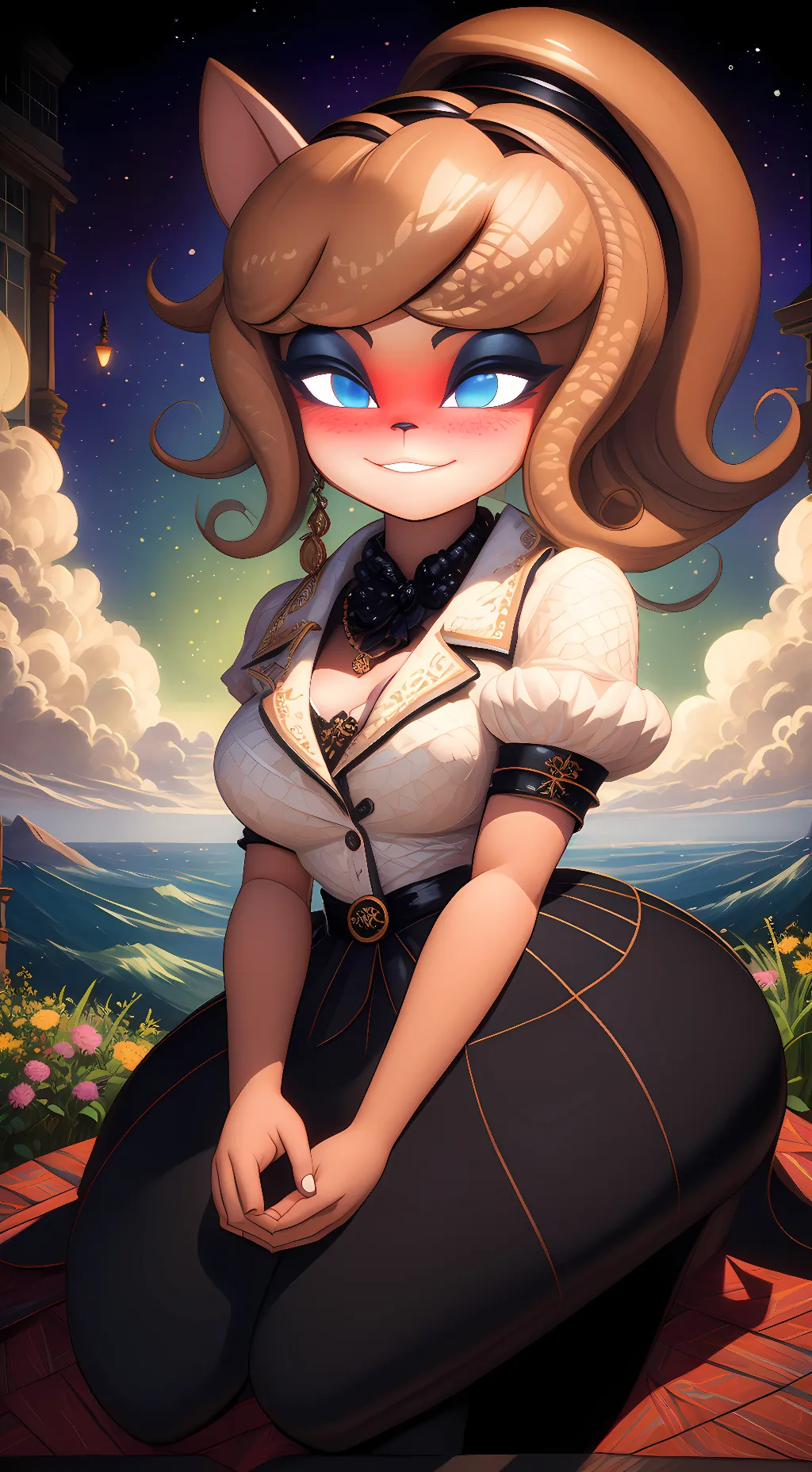 ai character: Freddy background