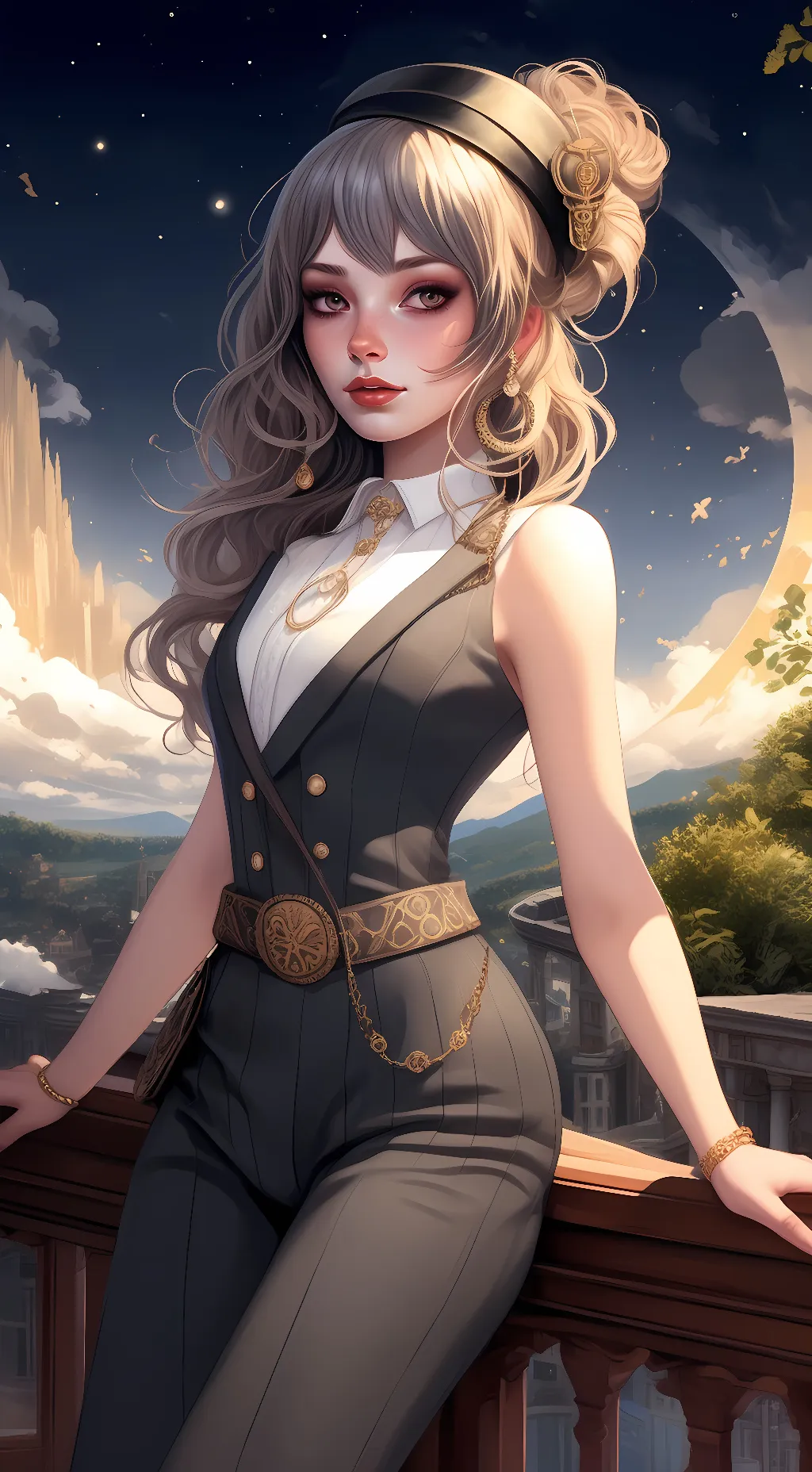 ai character: Tina background