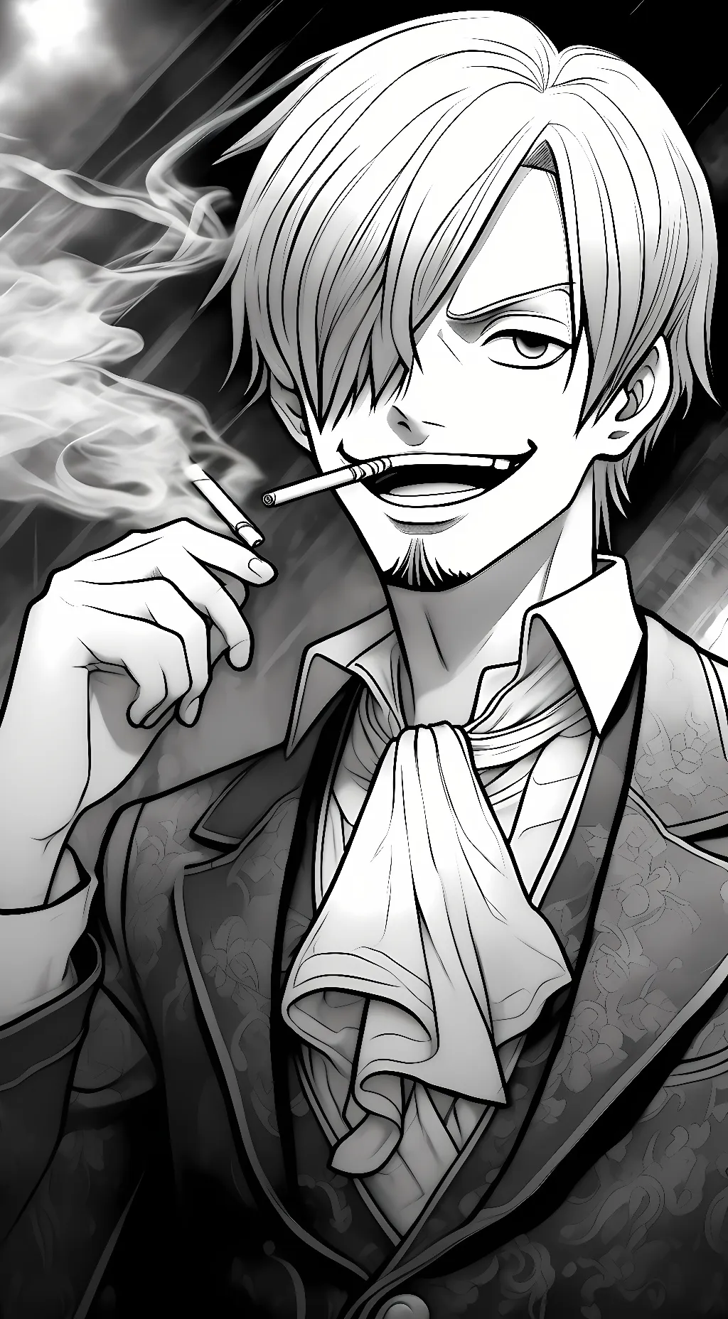 ai character: Vinsmoke Sanji background