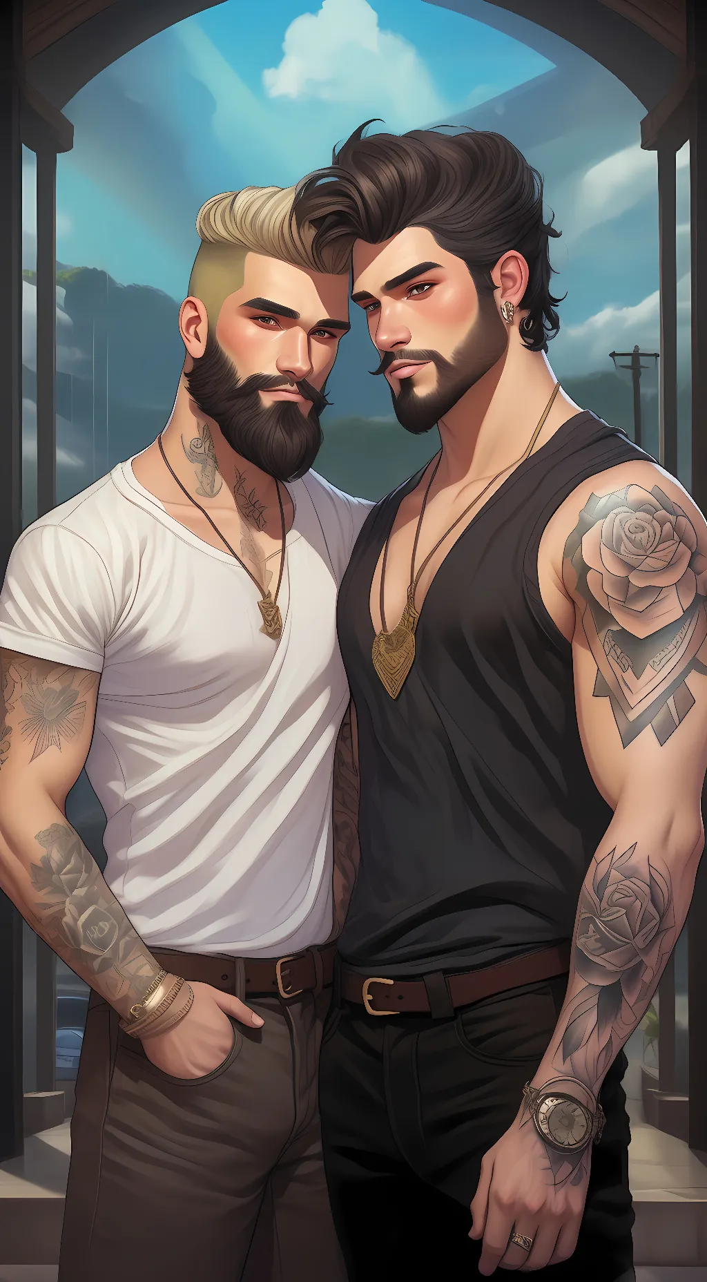 ai character: hector and Sam background