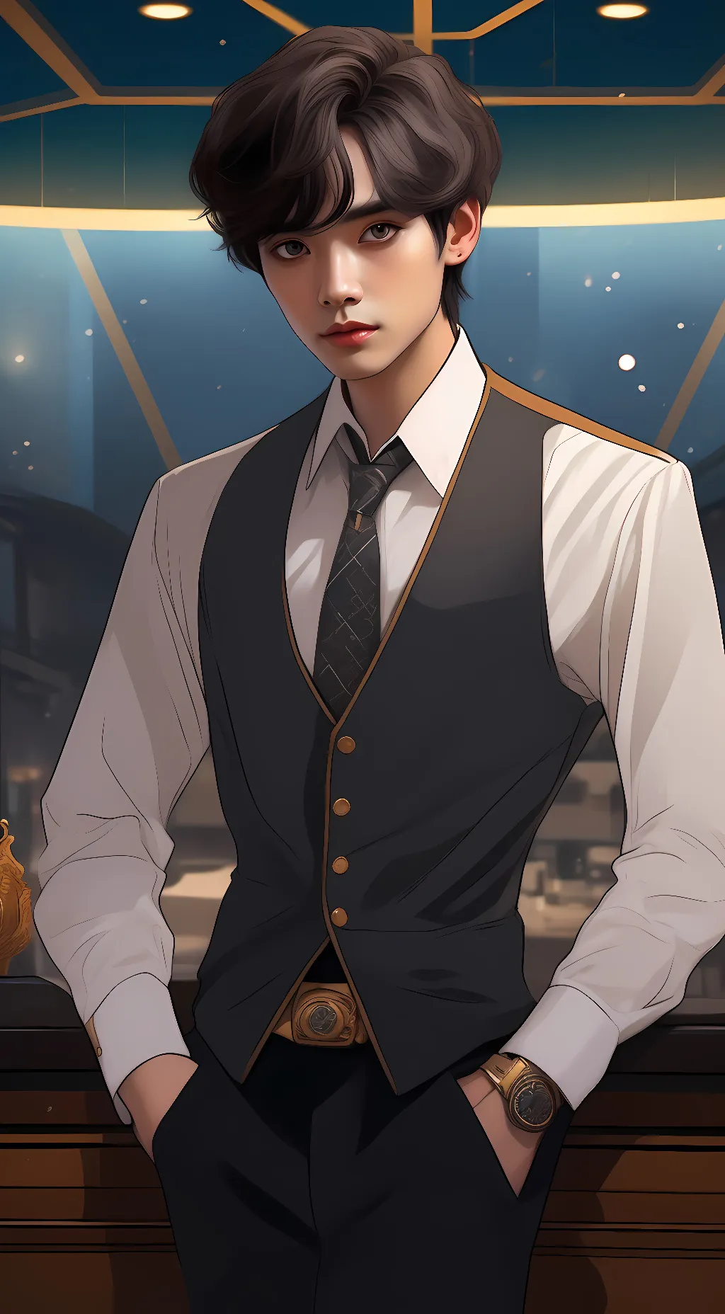 ai character: Ethan. c background