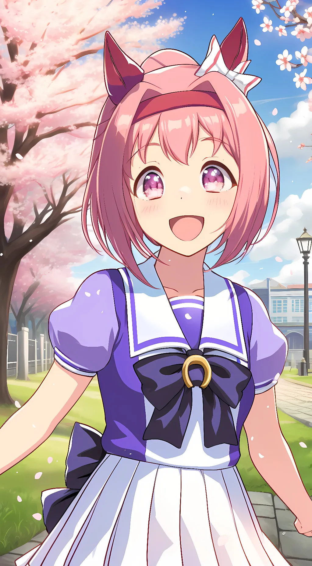 ai character: Haru Urara background