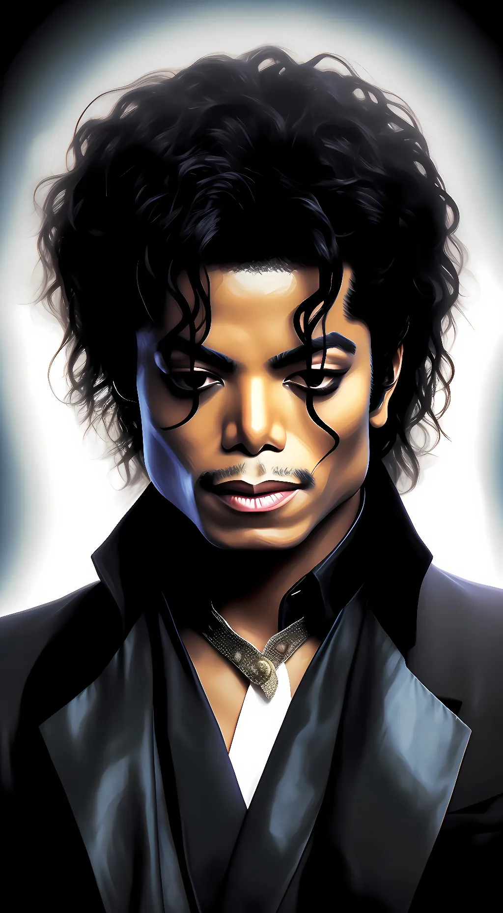 ai character: Michael Jackson  background
