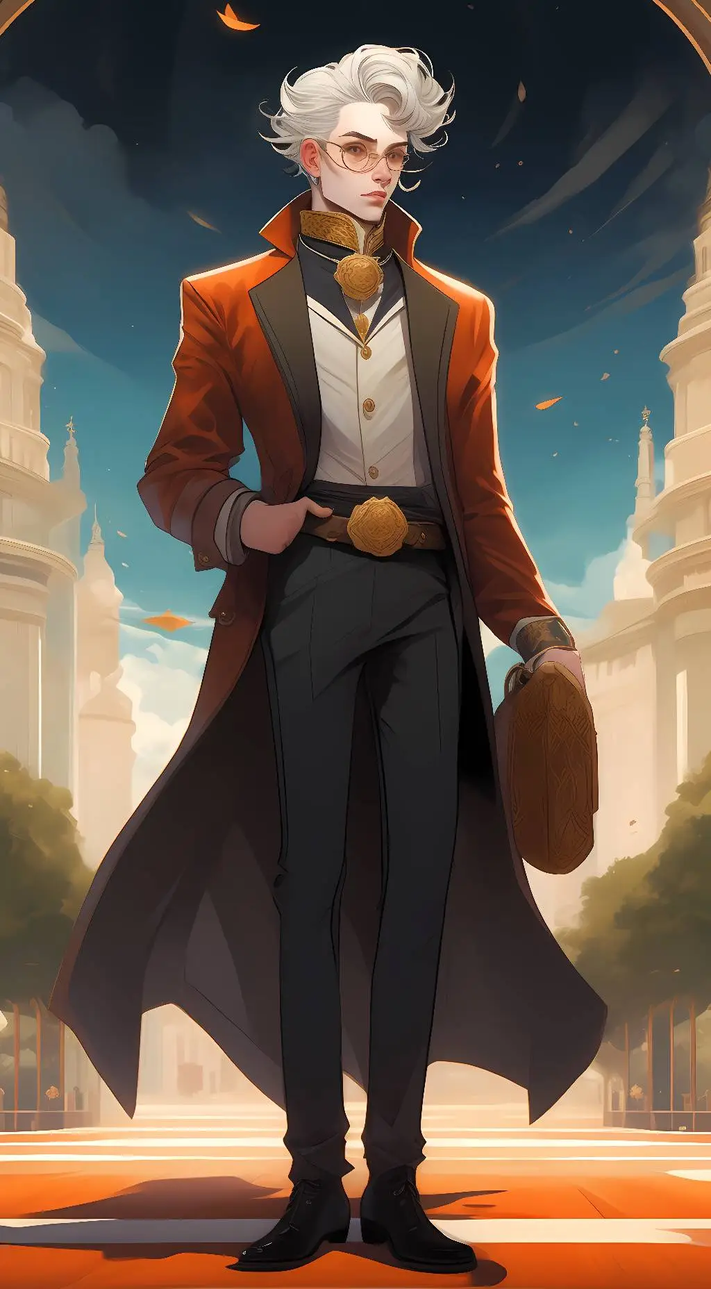 ai character: the pro heros  background