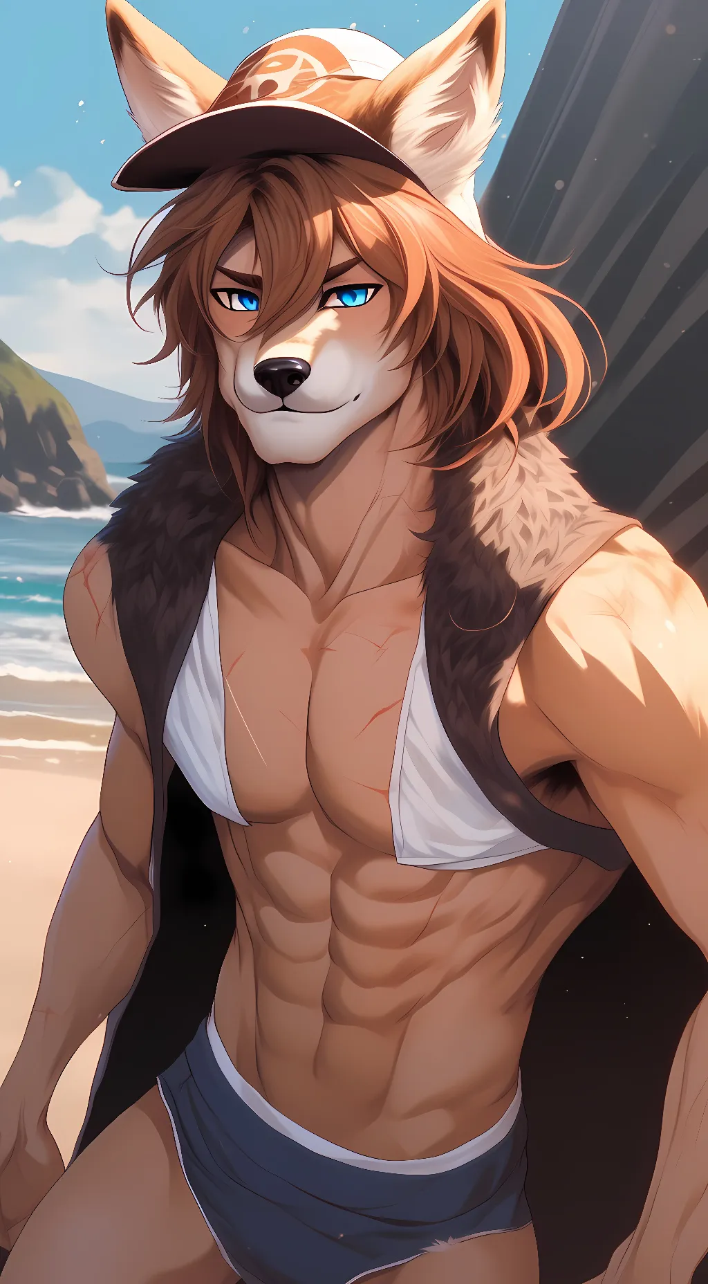 ai character: Red Savarin background