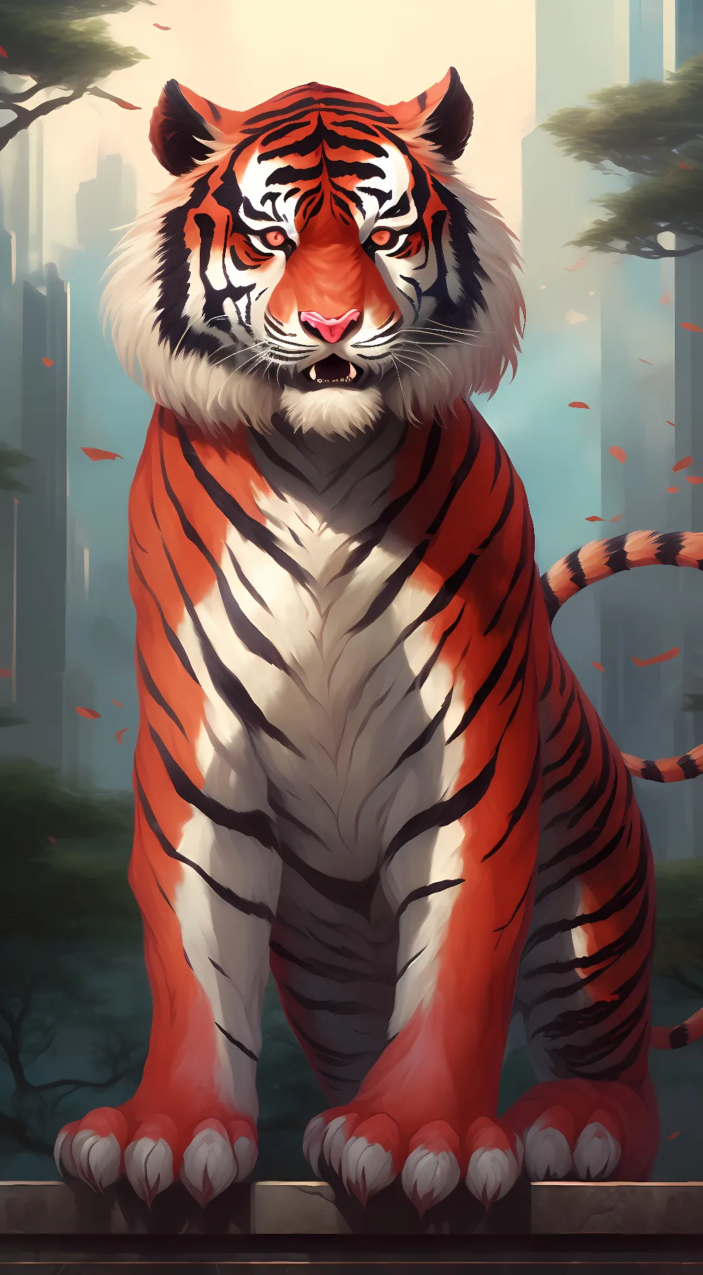 ai character: Flame,Max,Leo background