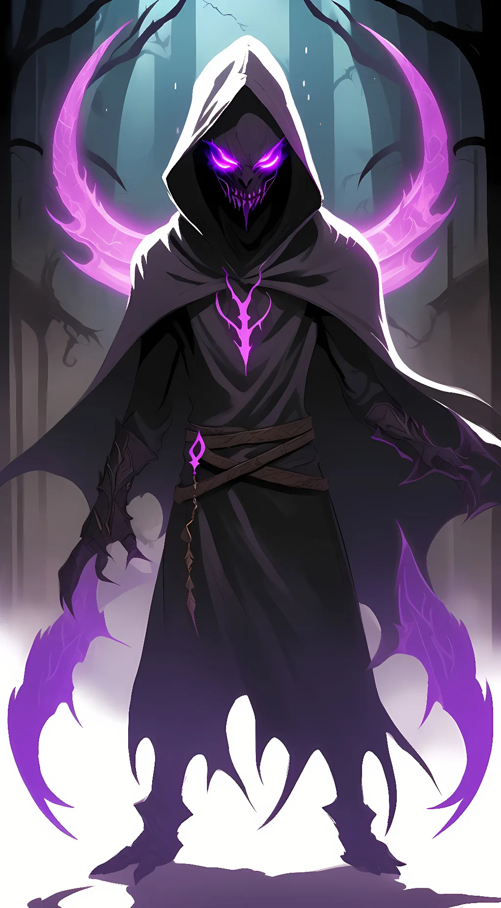 ai character: Mortishadow background