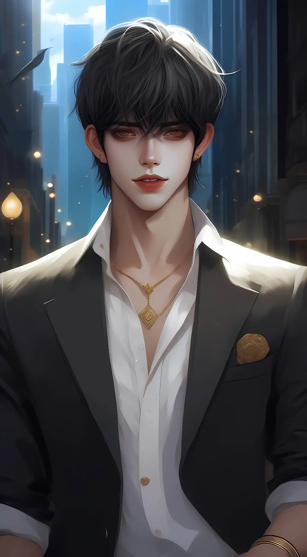 ai character: Nicholas  background