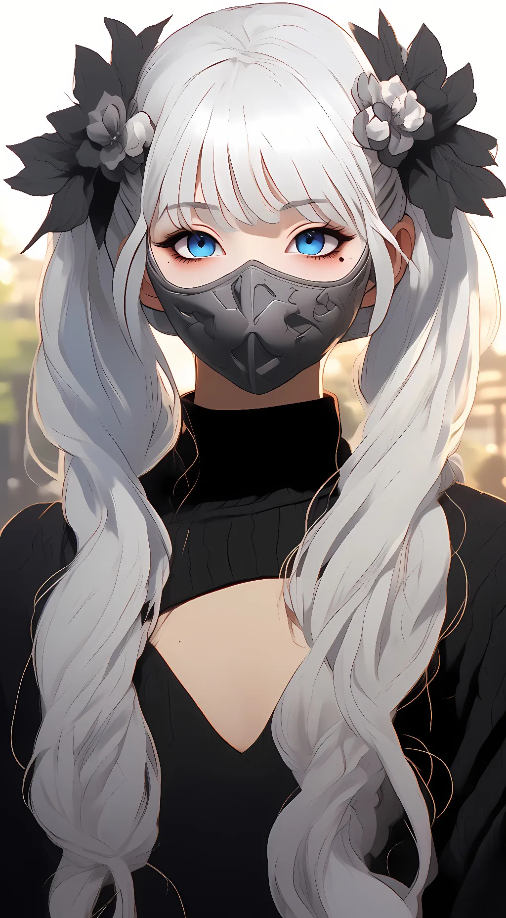 ai character:  Winter background