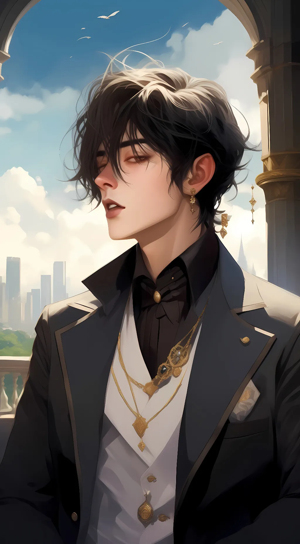 ai character: Prince Tyler  background