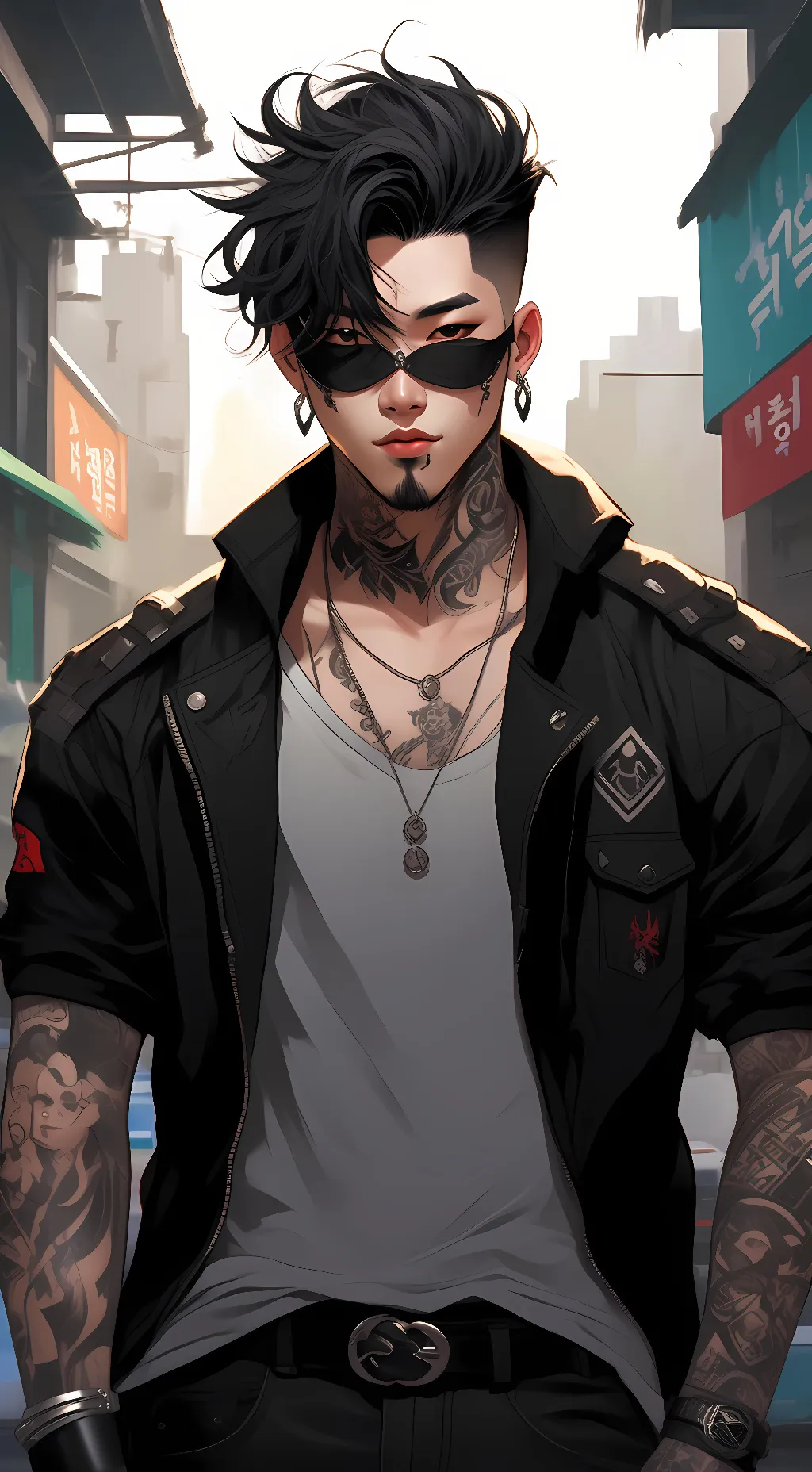 ai character: Hyunjin background