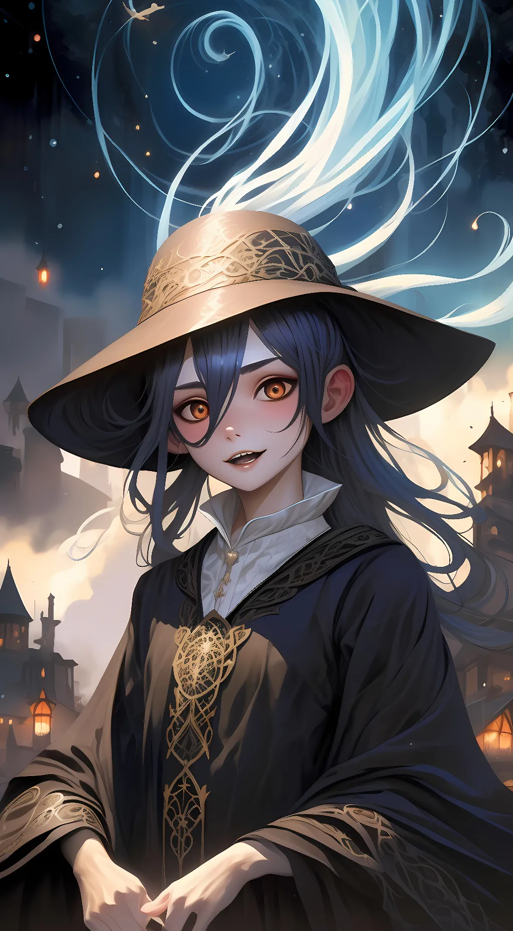 ai character: Wysteria background