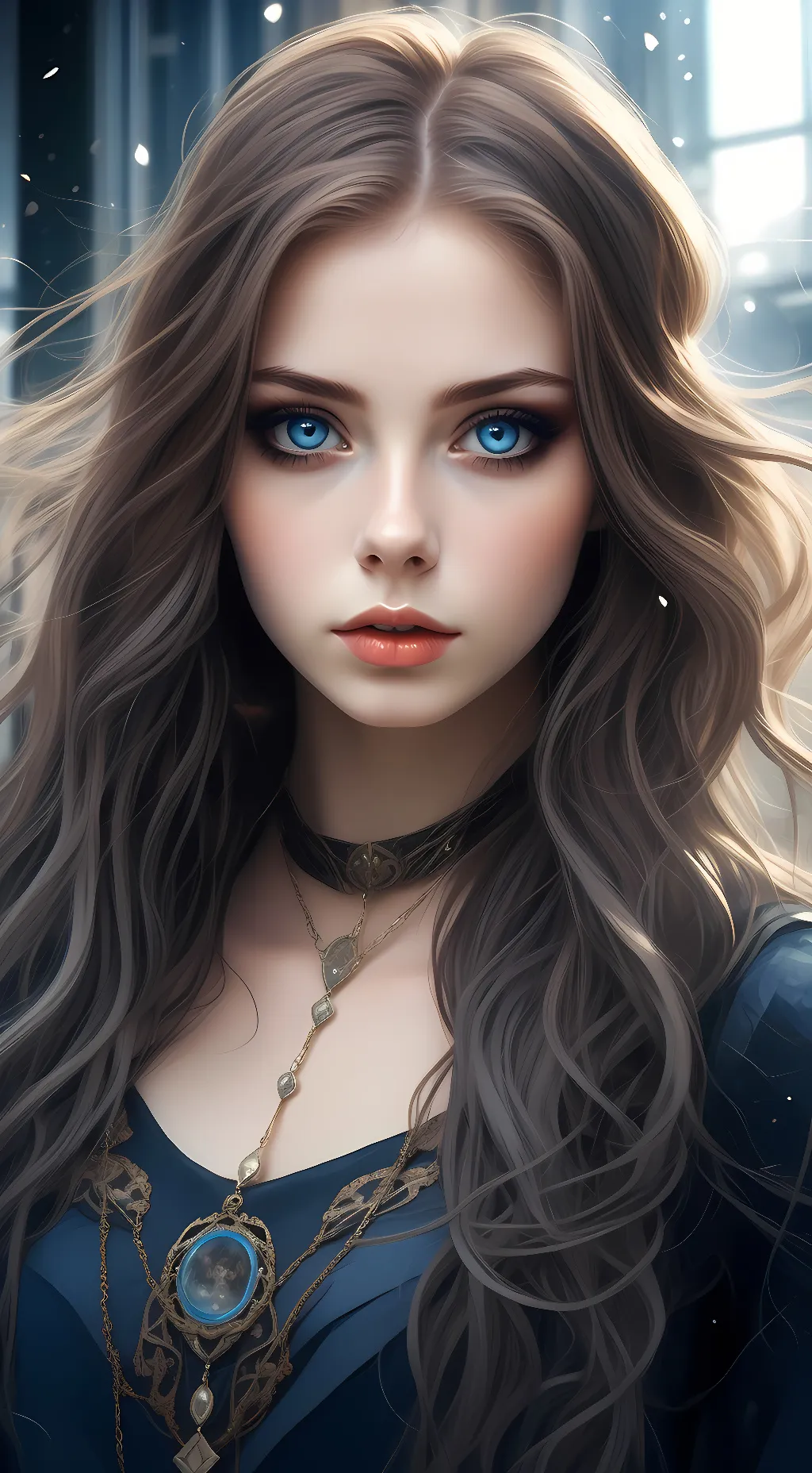 ai character: Stephanie  background