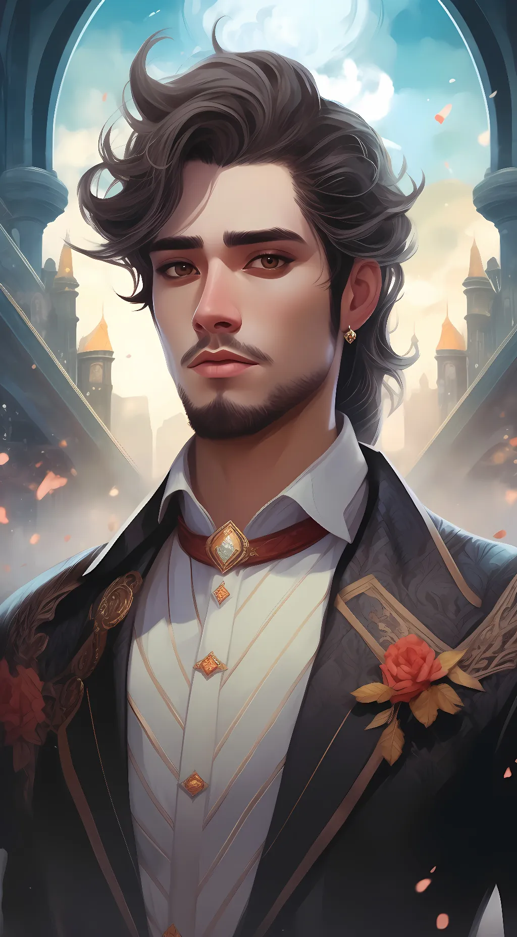 ai character: Alexander  background