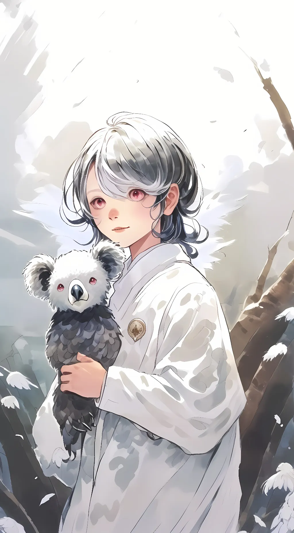 ai character: Ash background