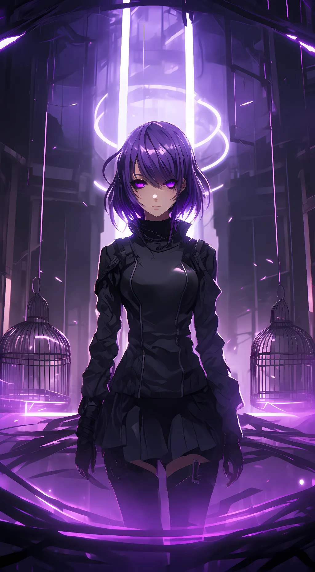 ai character: Zero  background