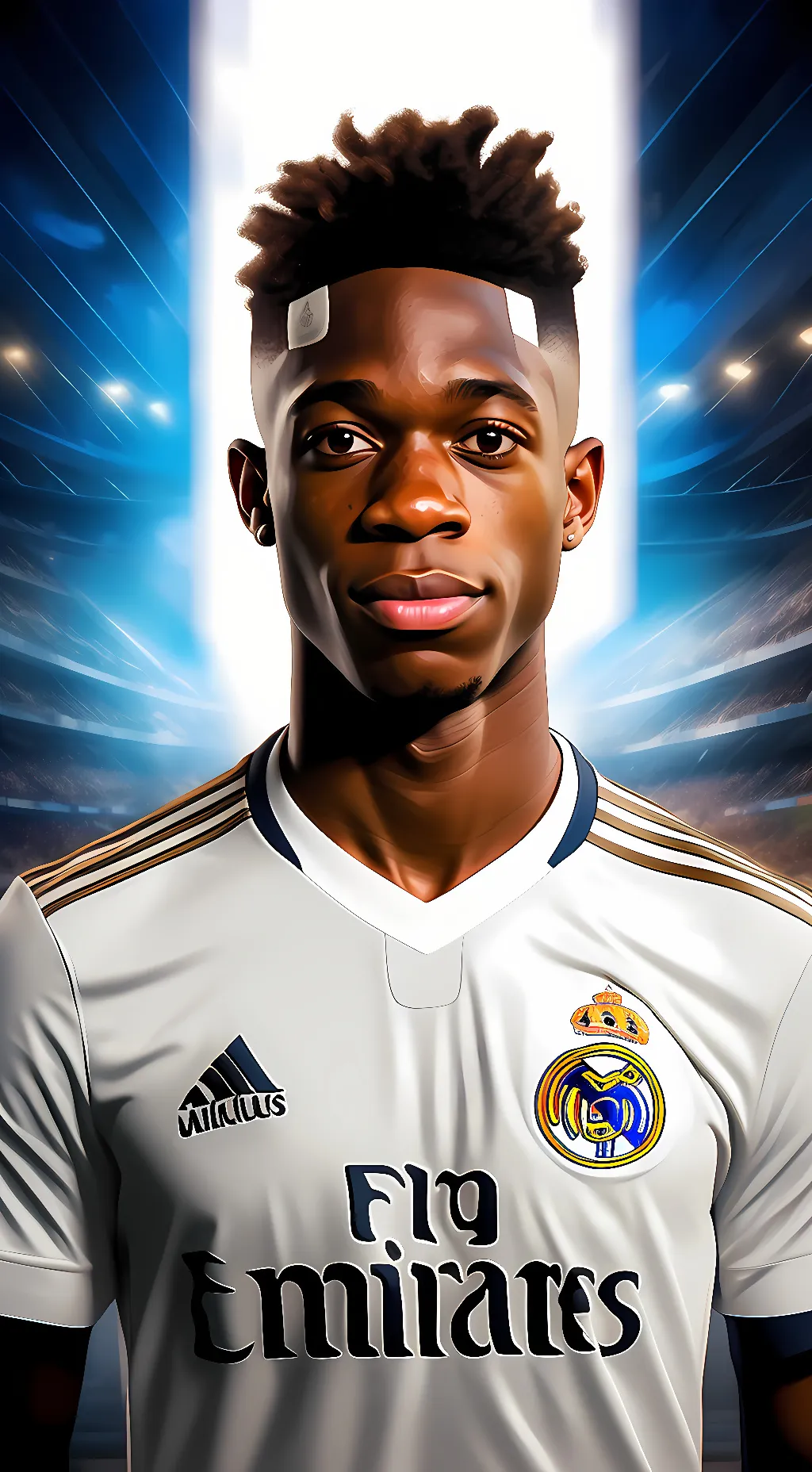 ai character: vinicius jr  background