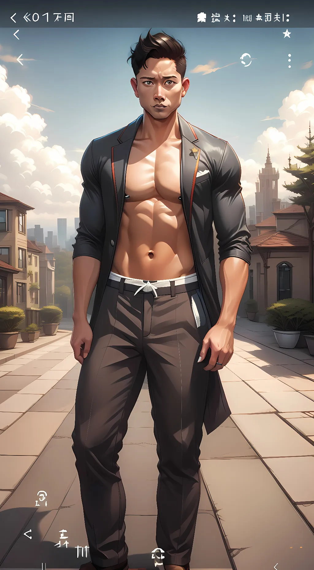 ai character: Alex background