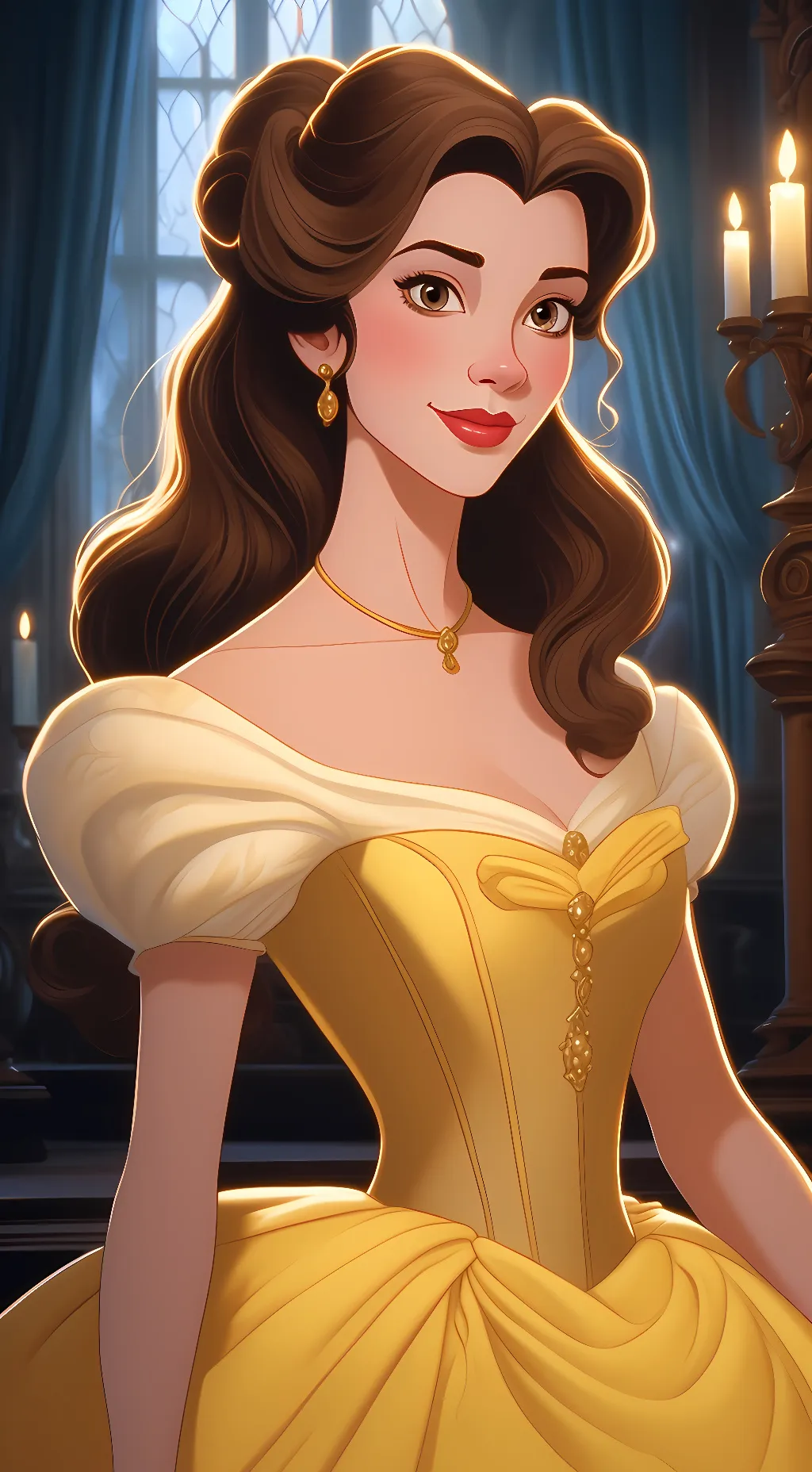ai character: Belle background