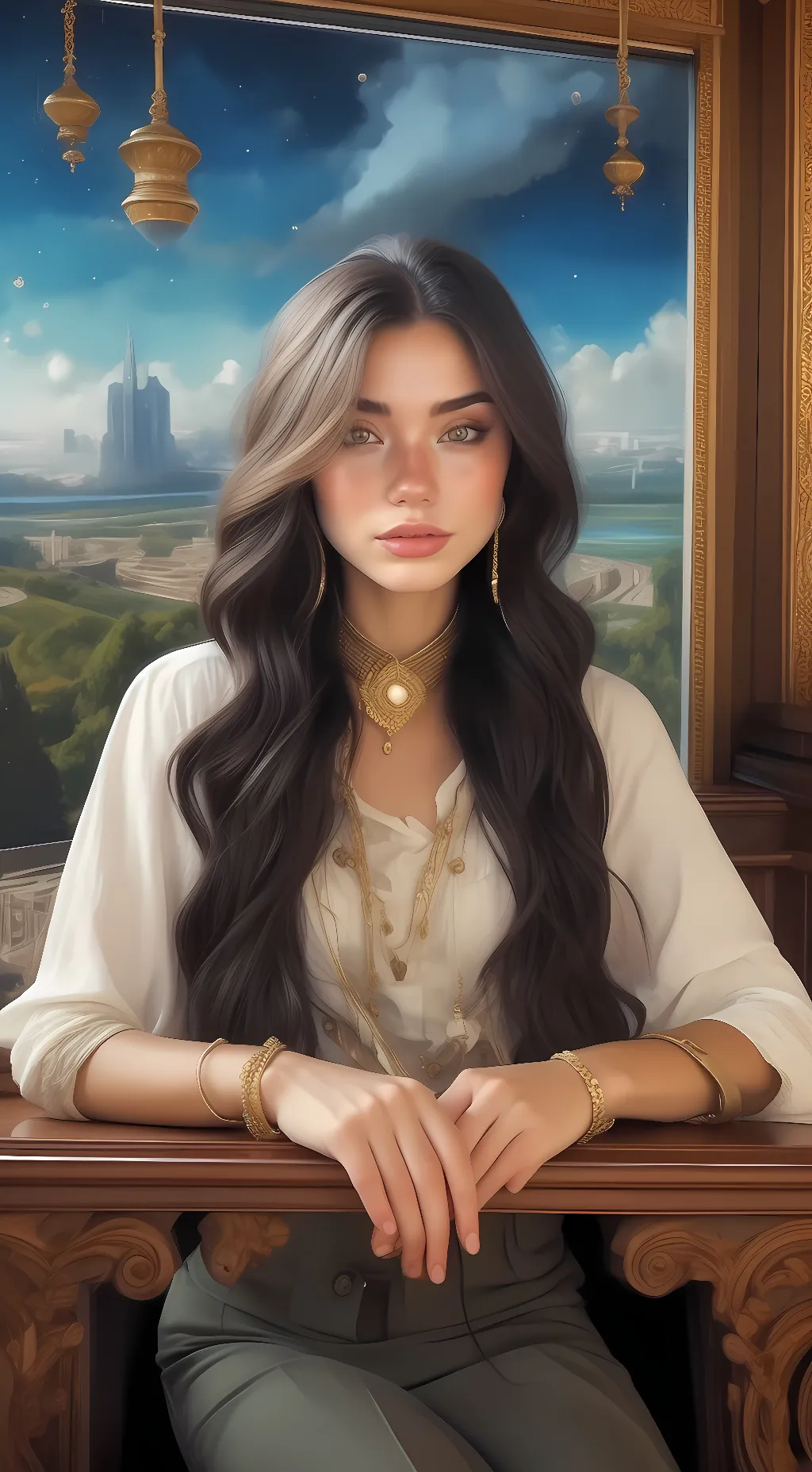 ai character: Adriana background