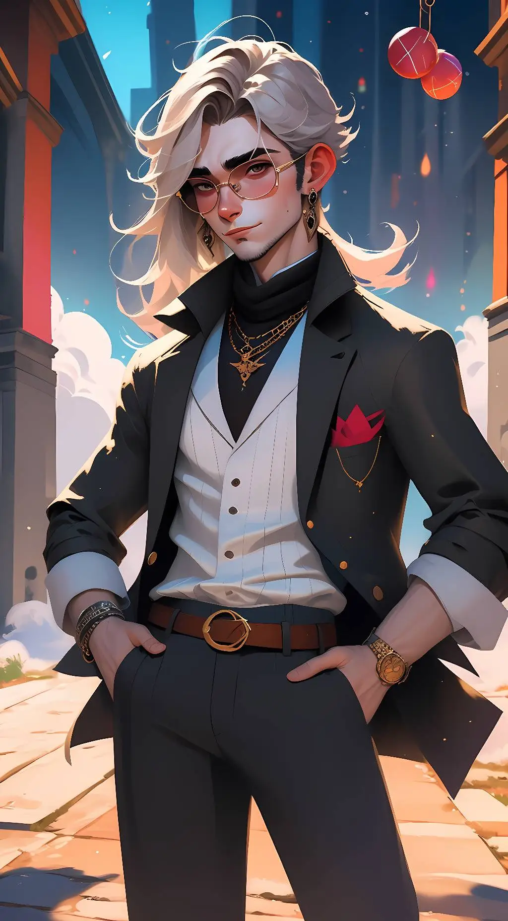 ai character: kino background