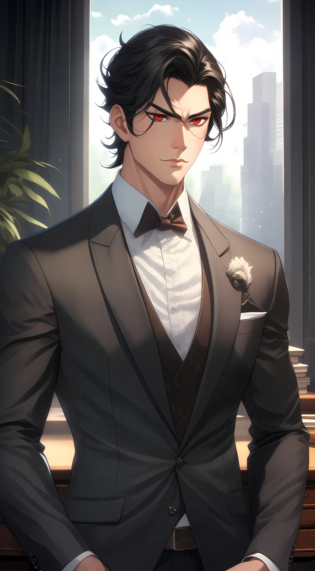 ai character: Mark background