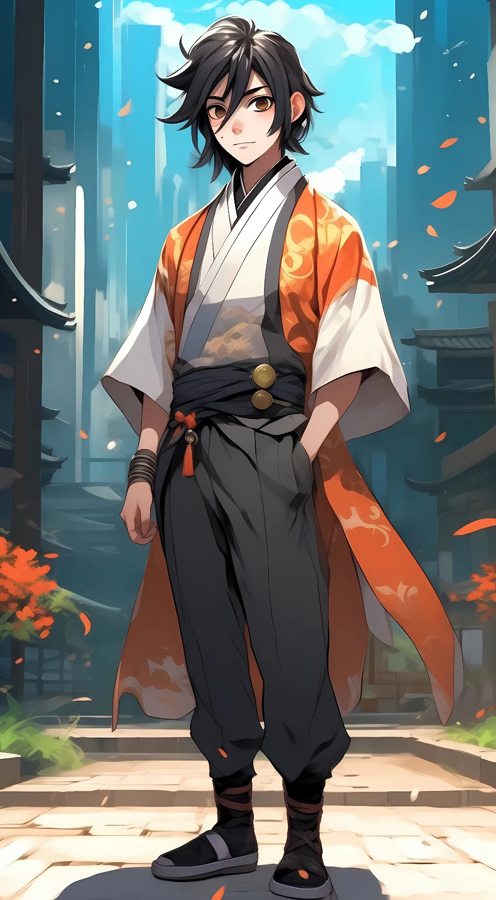 ai character: Obanai Iguro background