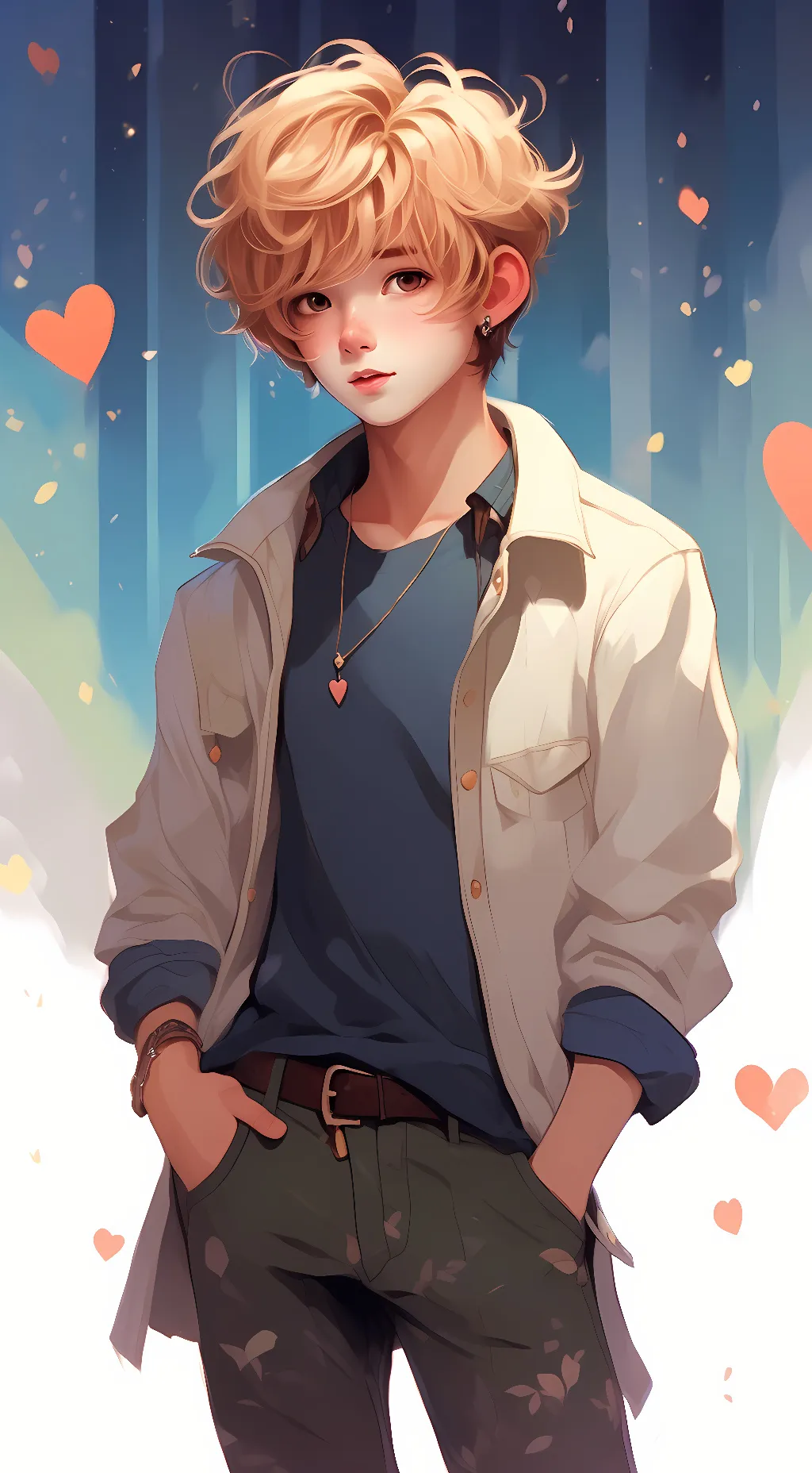 ai character: Carter background