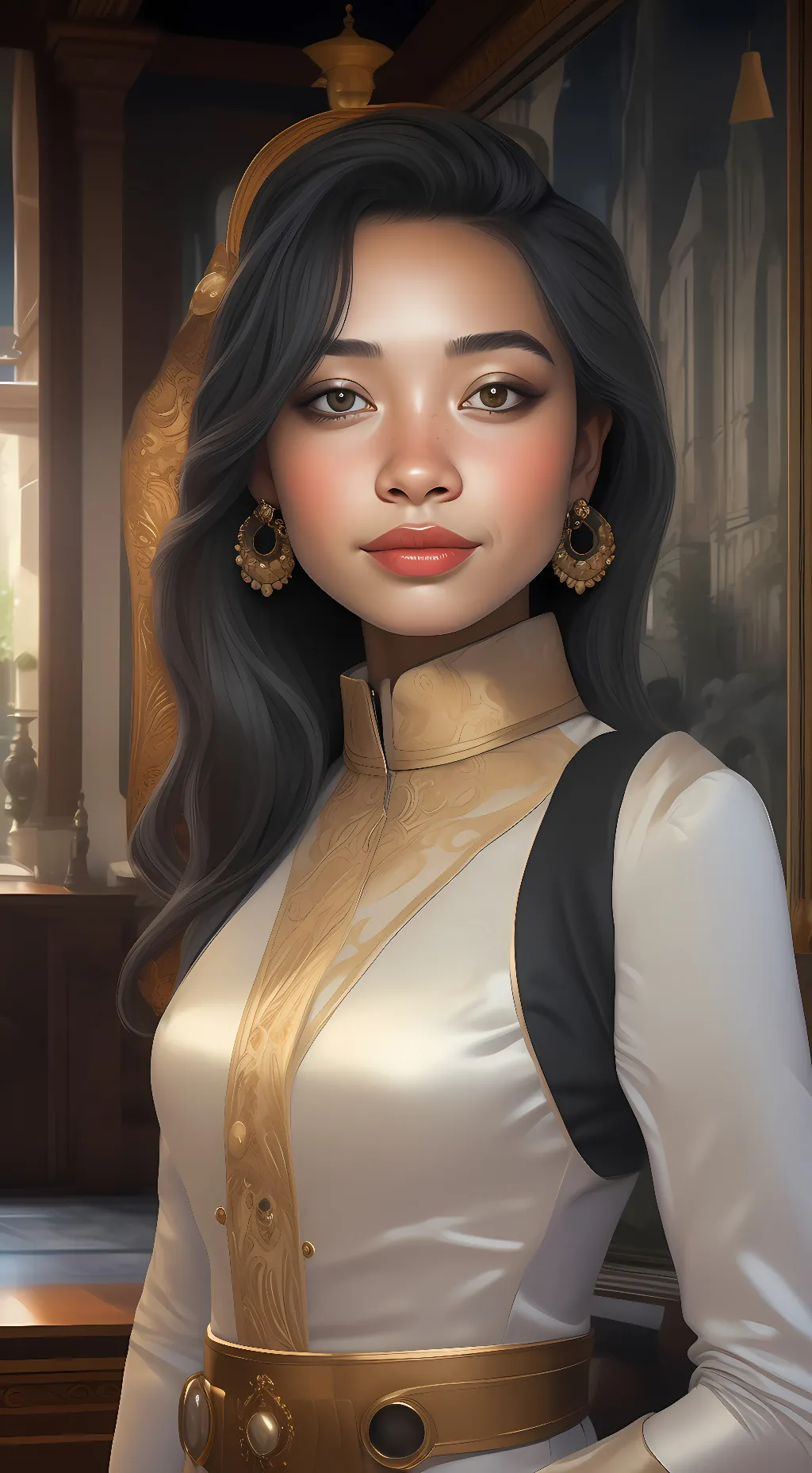 ai character: Lea background