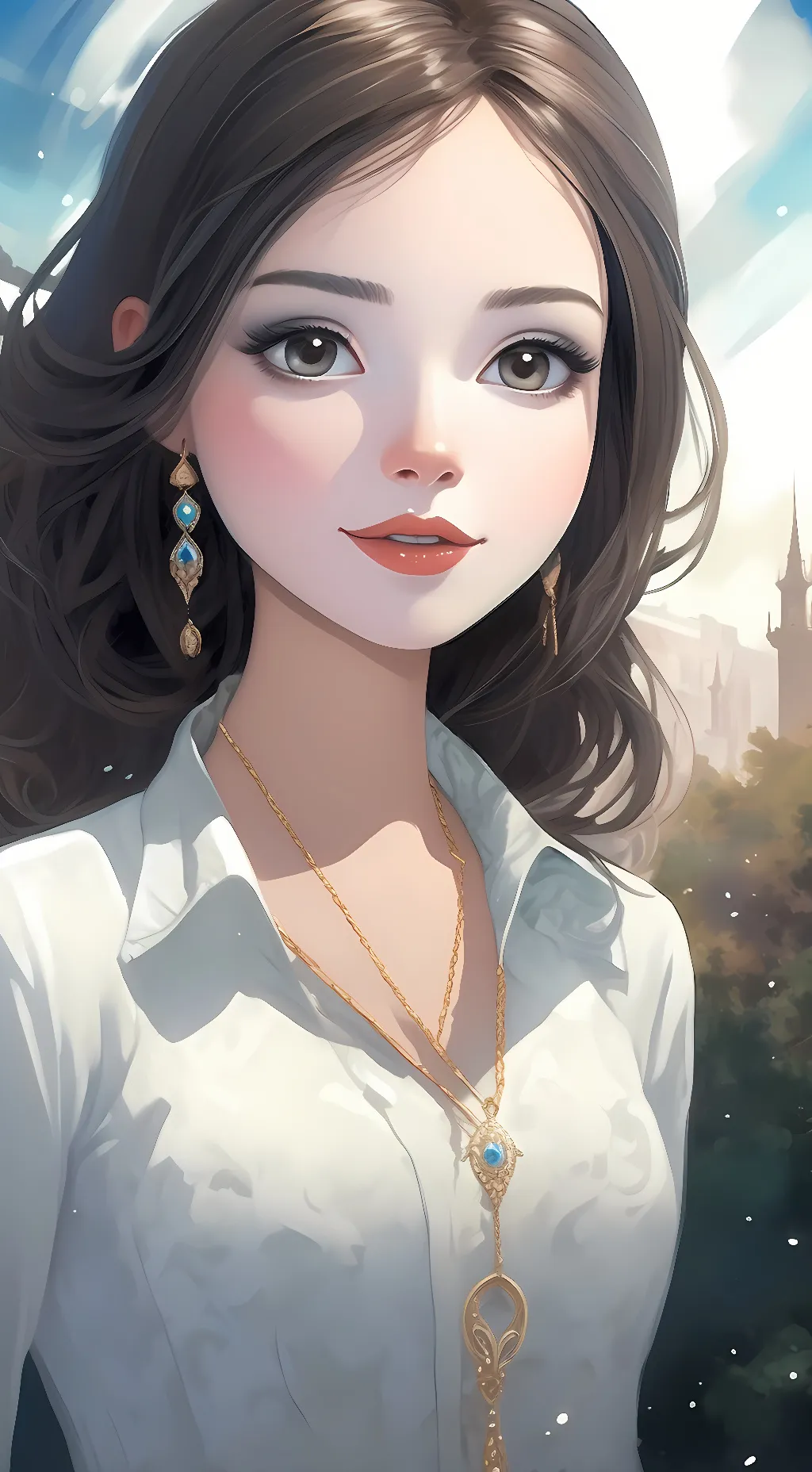 ai character: lilly  background