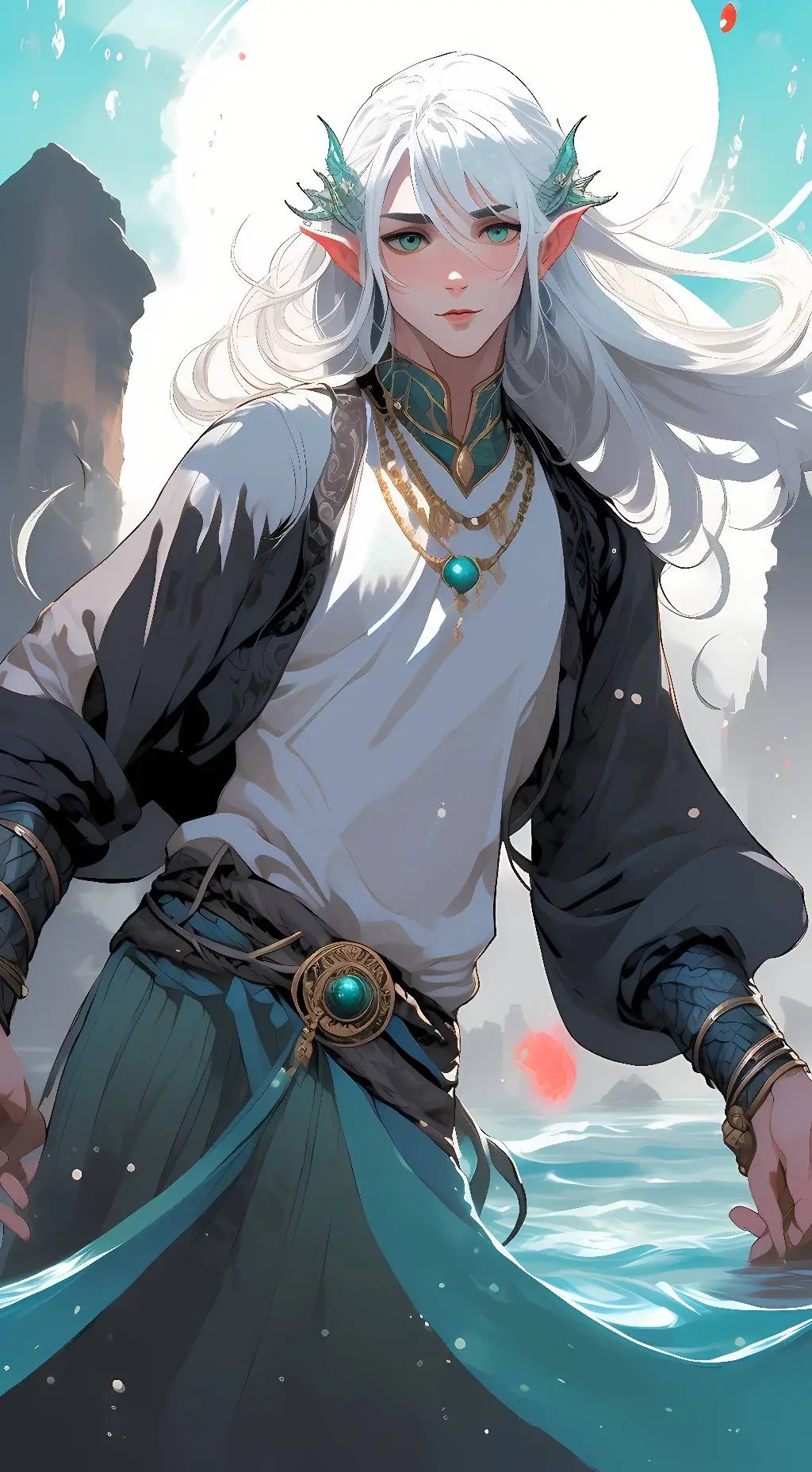 ai character: Mizu background