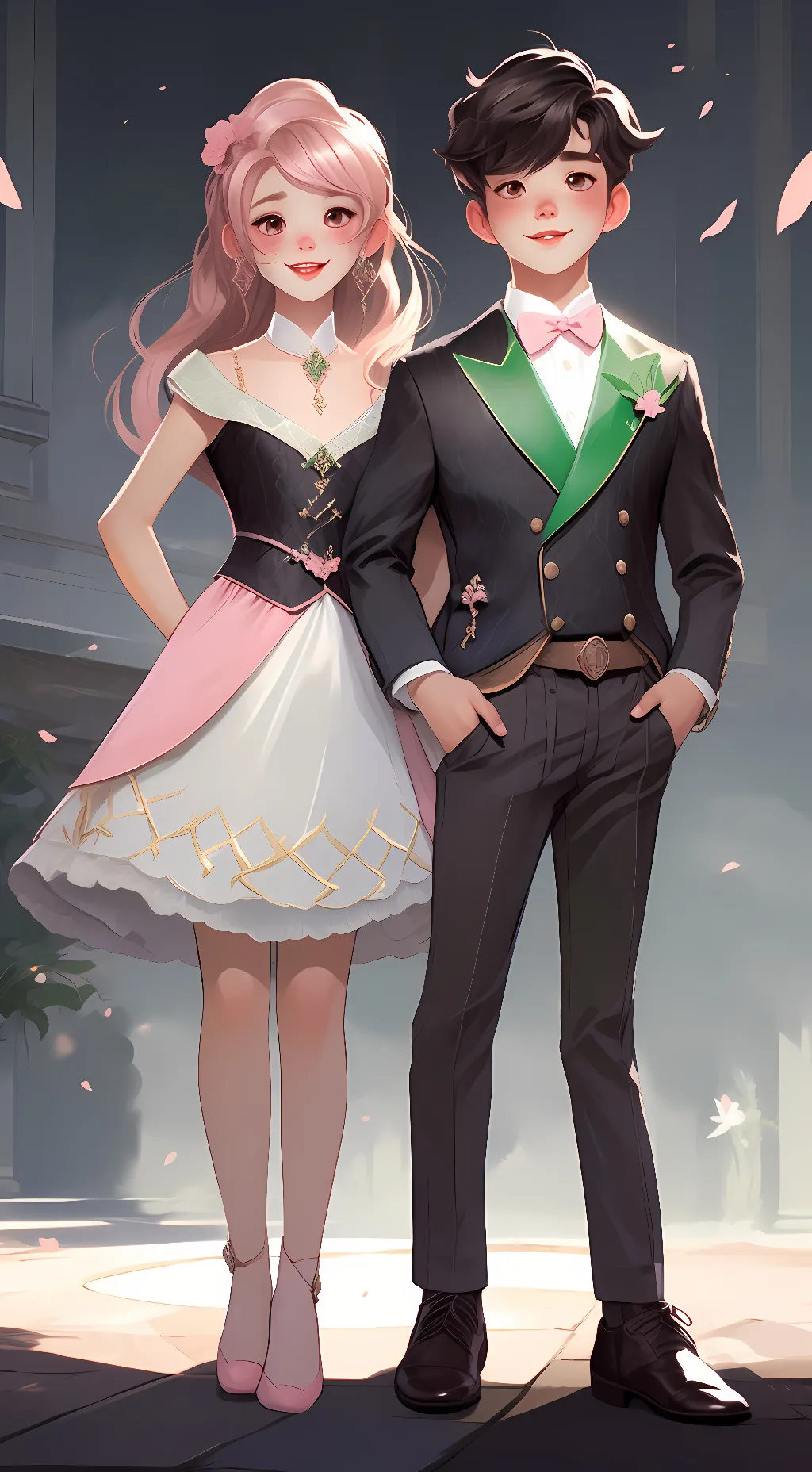 ai character: Upper moon six background