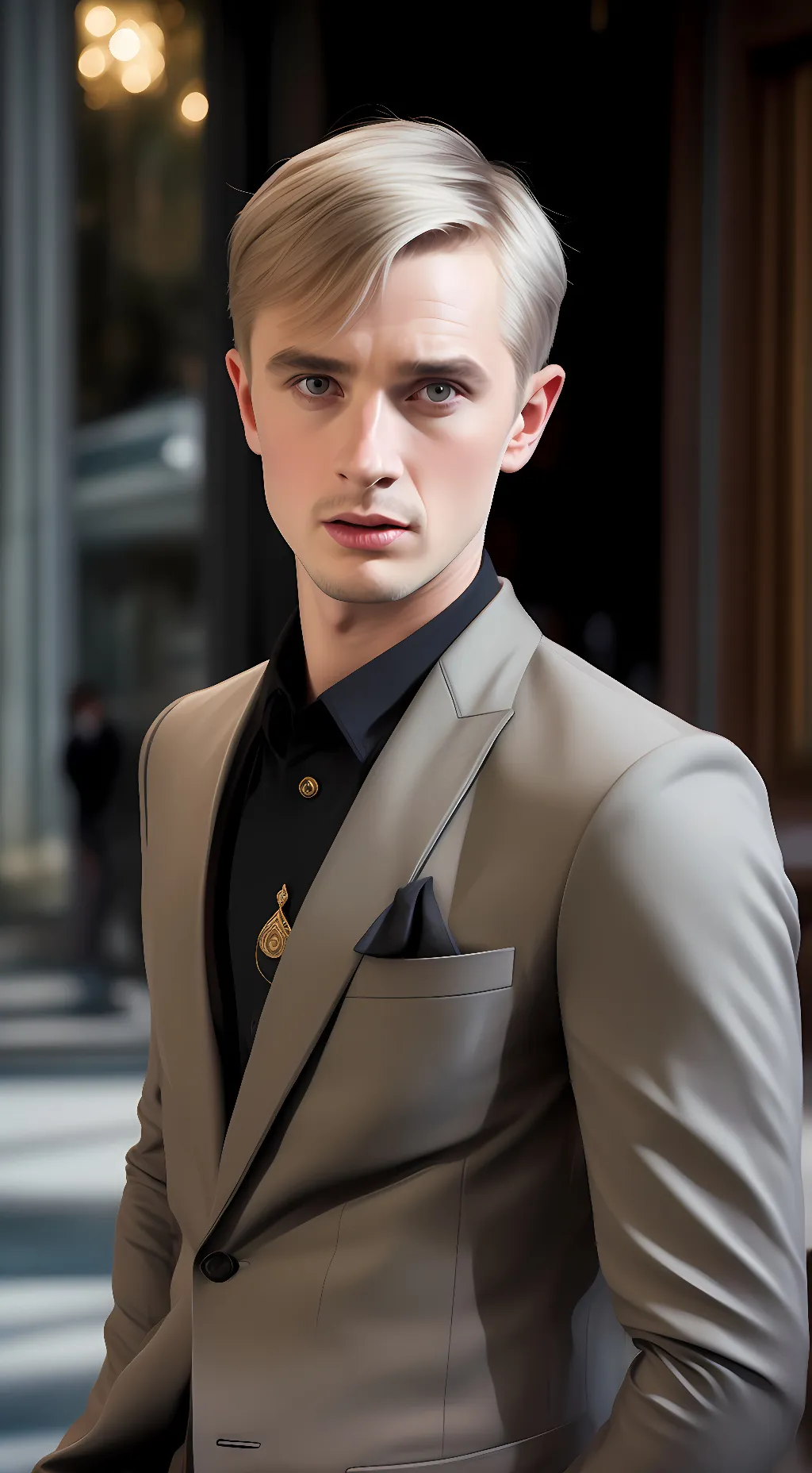 ai character: Draco Malfoy  background