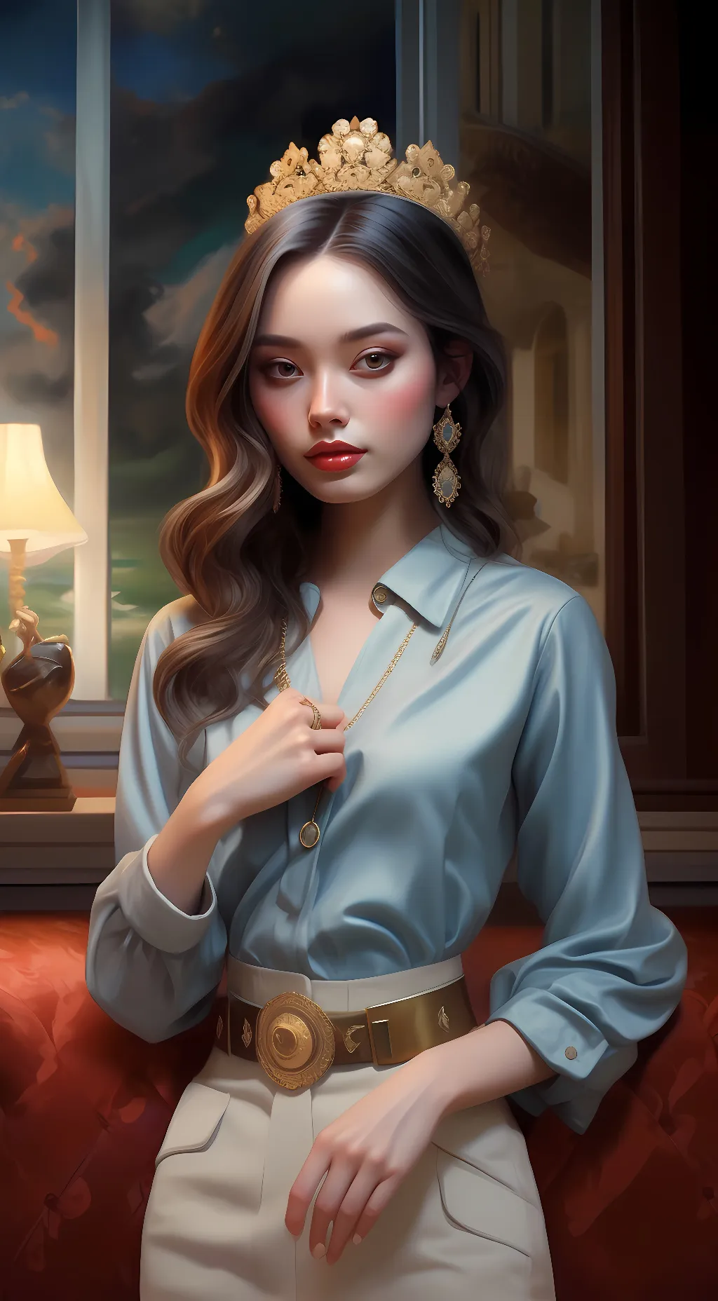 ai character: Lyla background