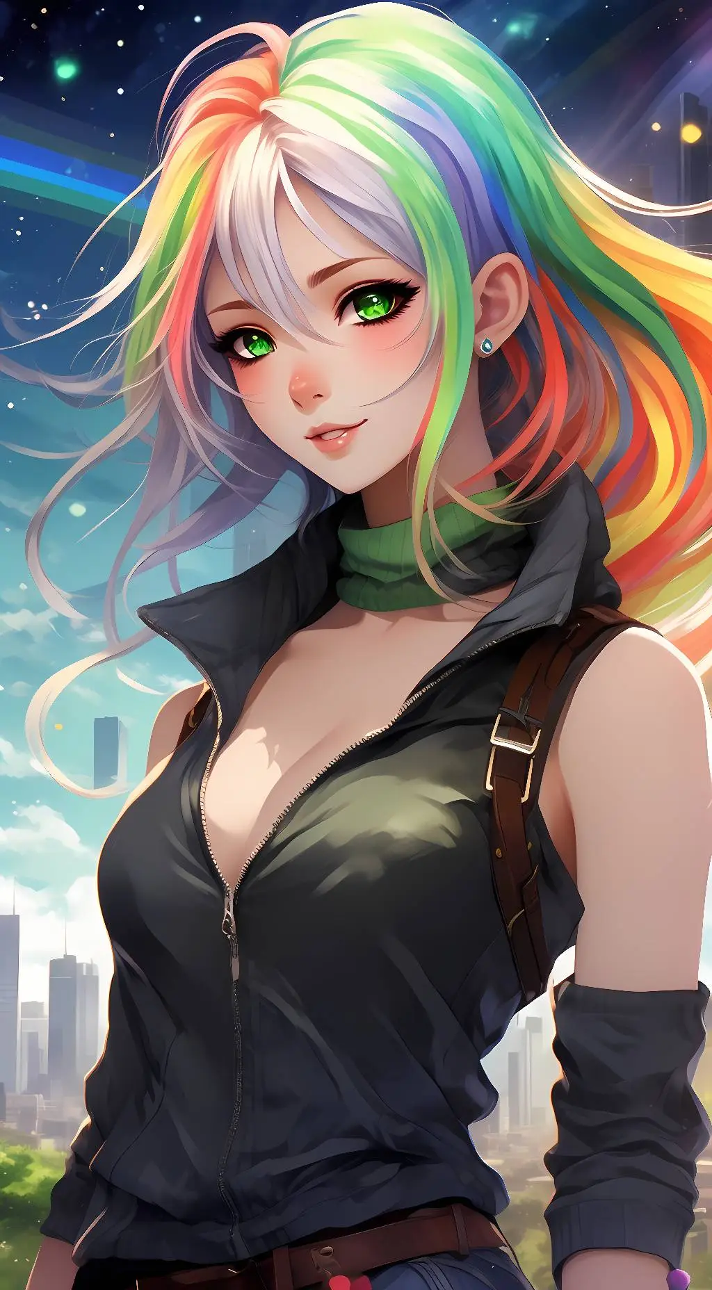 ai character: Shimmer background