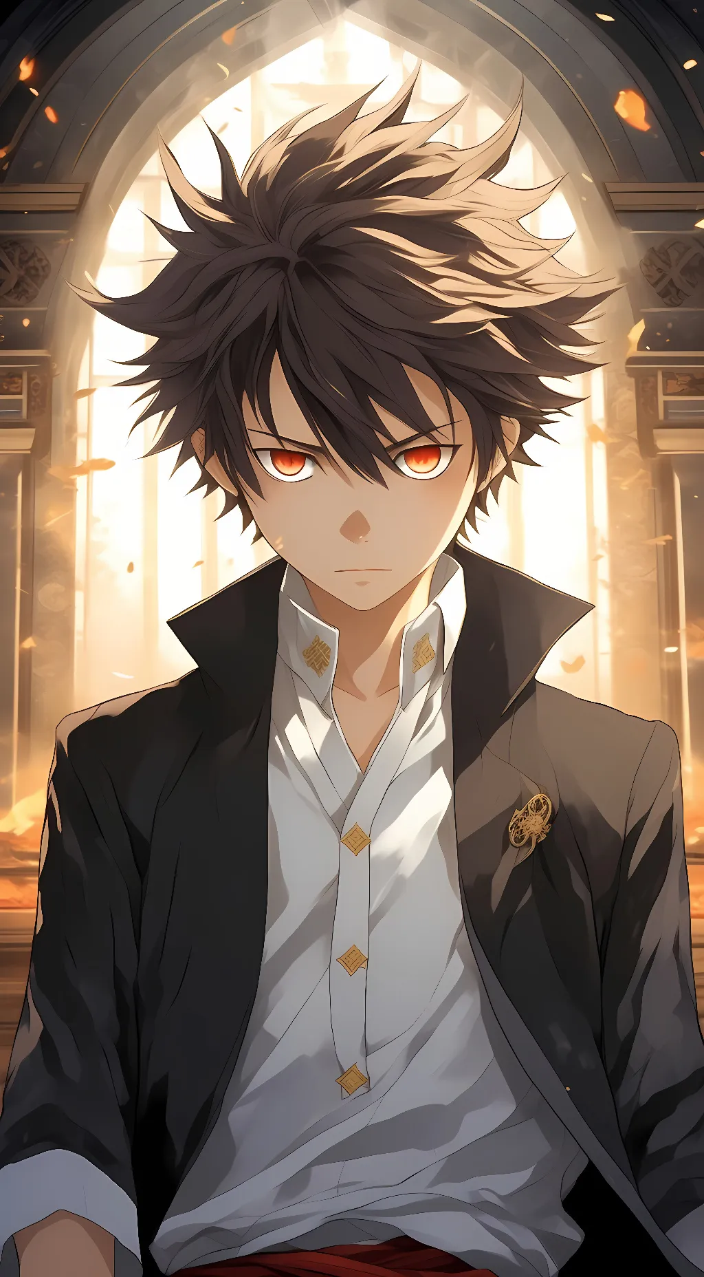 ai character: Tsunayoshi  Sawada background