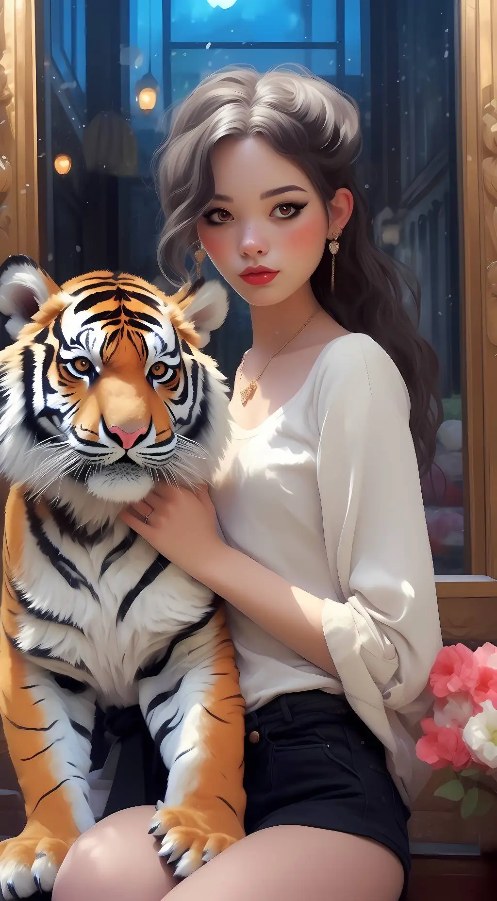 ai character: Emily Mary lynn background