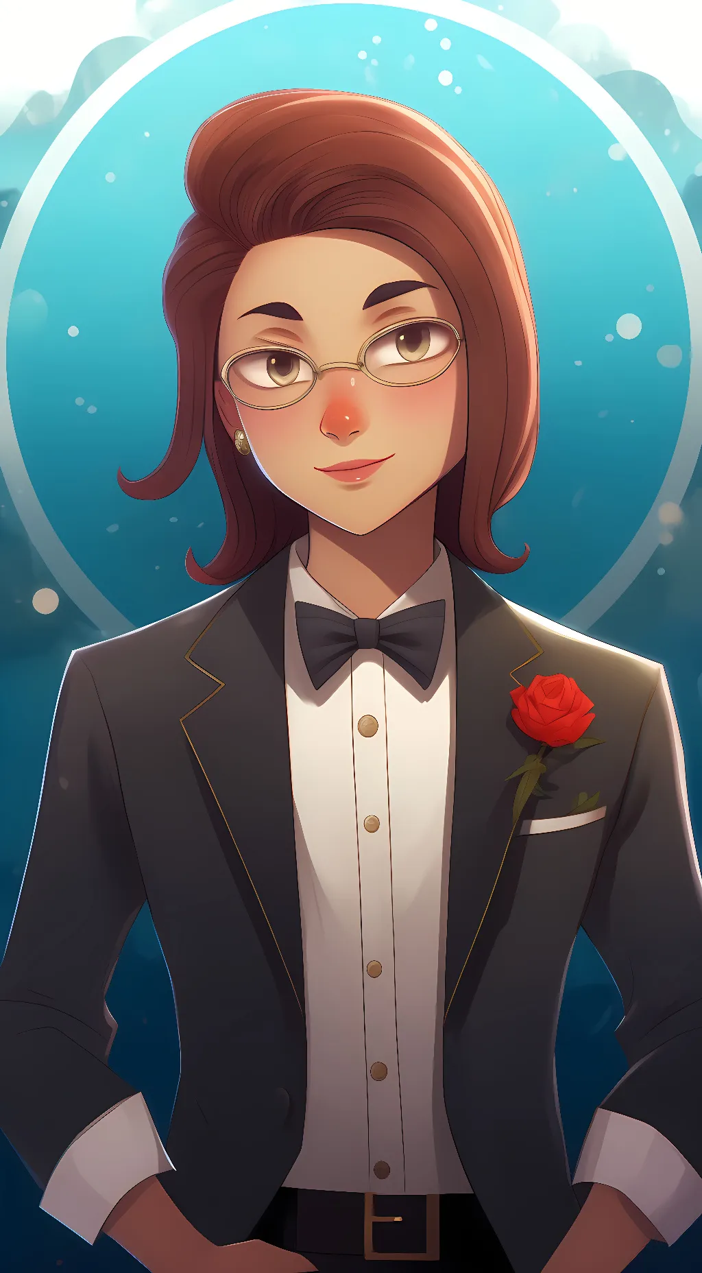 ai character: Maru background