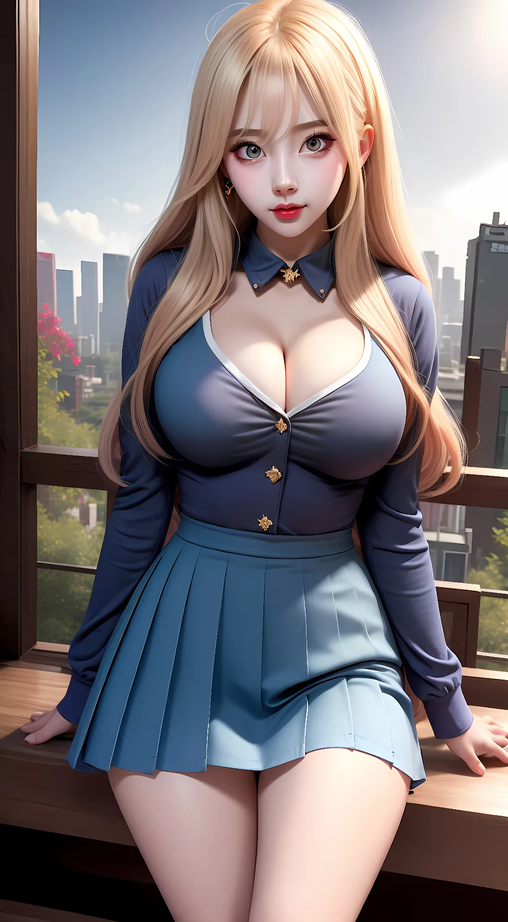 ai character: Gumi background