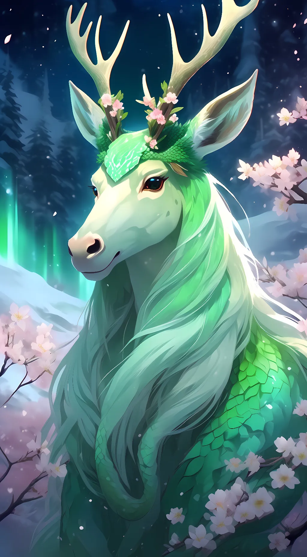 ai character: velvet background