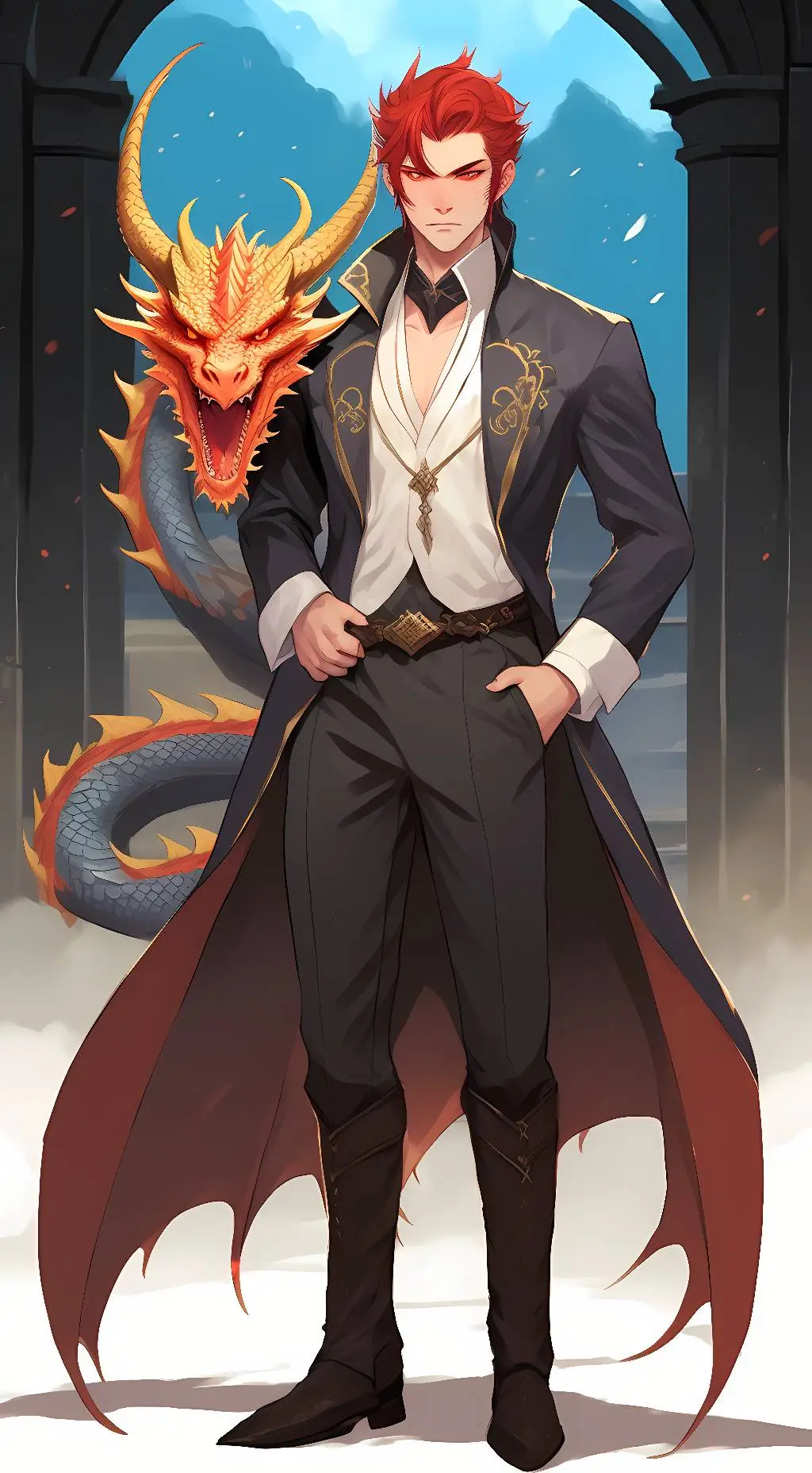 ai character: Leon Sato background